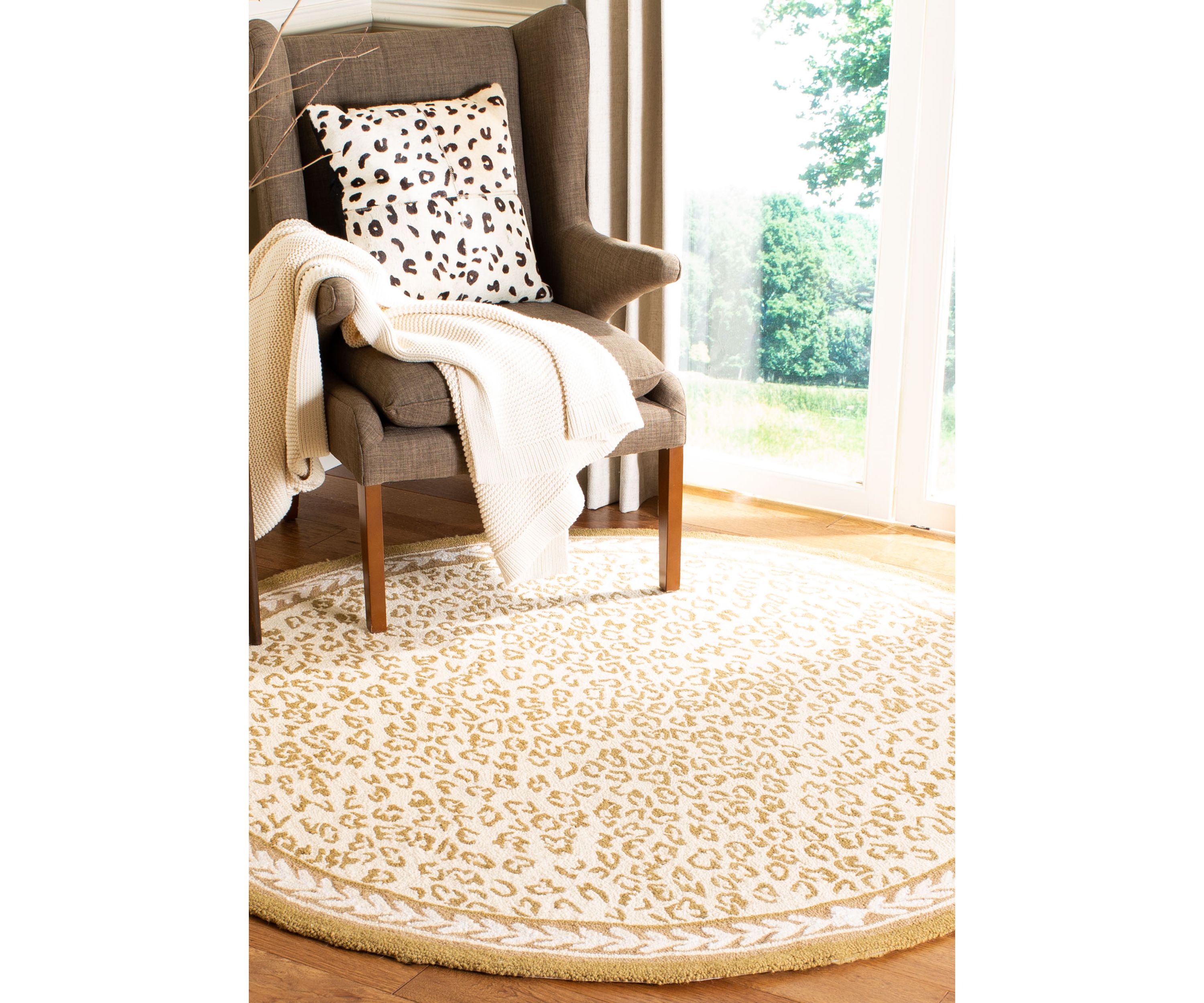 Chelsea   Cheetah Print Area Rug Collection