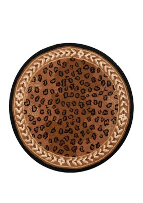 Chelsea  Cheetah Print Area Rug Collection