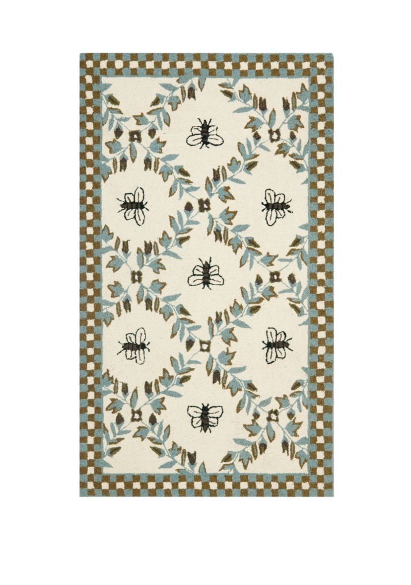 Chelsea Decorative Bee Area Rug Collection