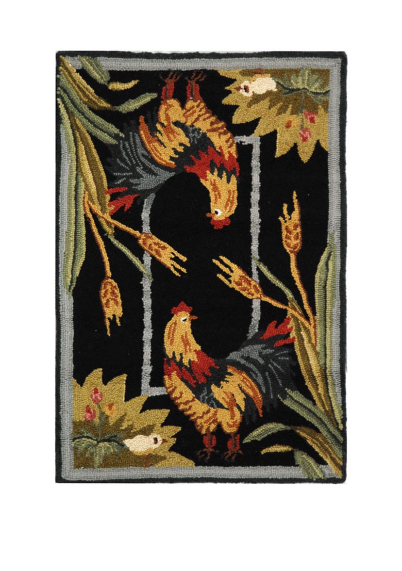 Chelsea Traditional Rooster Area Rug Collection