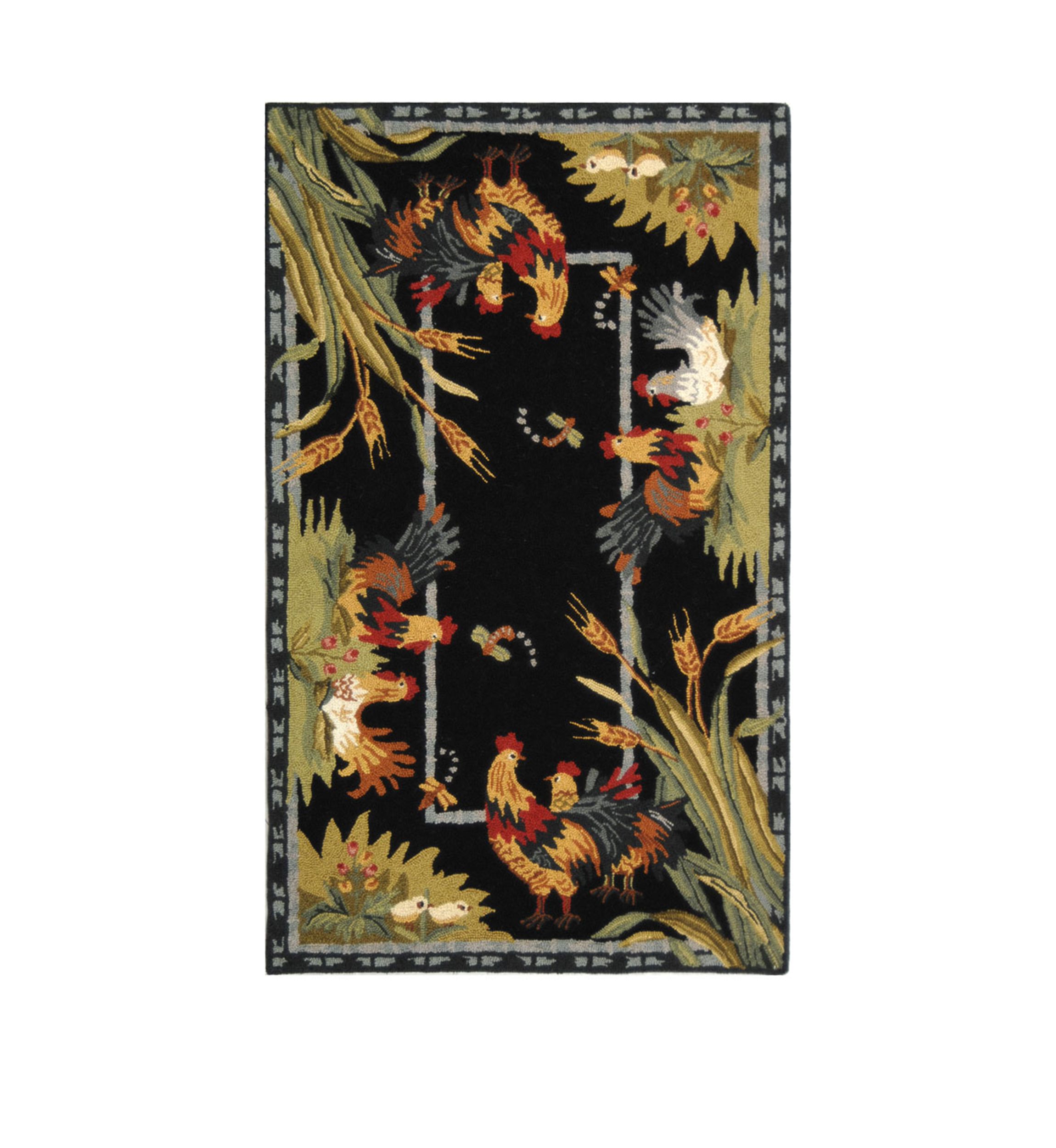 Chelsea Traditional Rooster Area Rug Collection