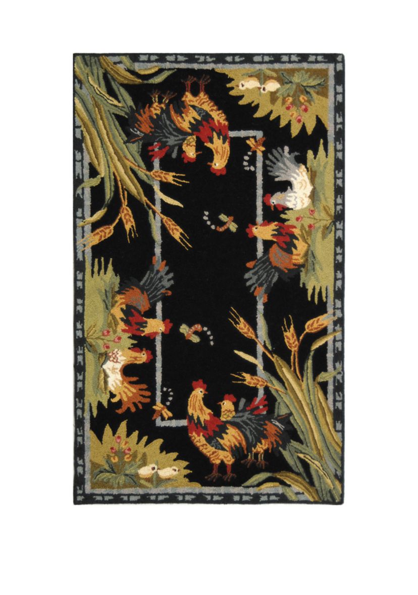 Chelsea Traditional Rooster Area Rug Collection