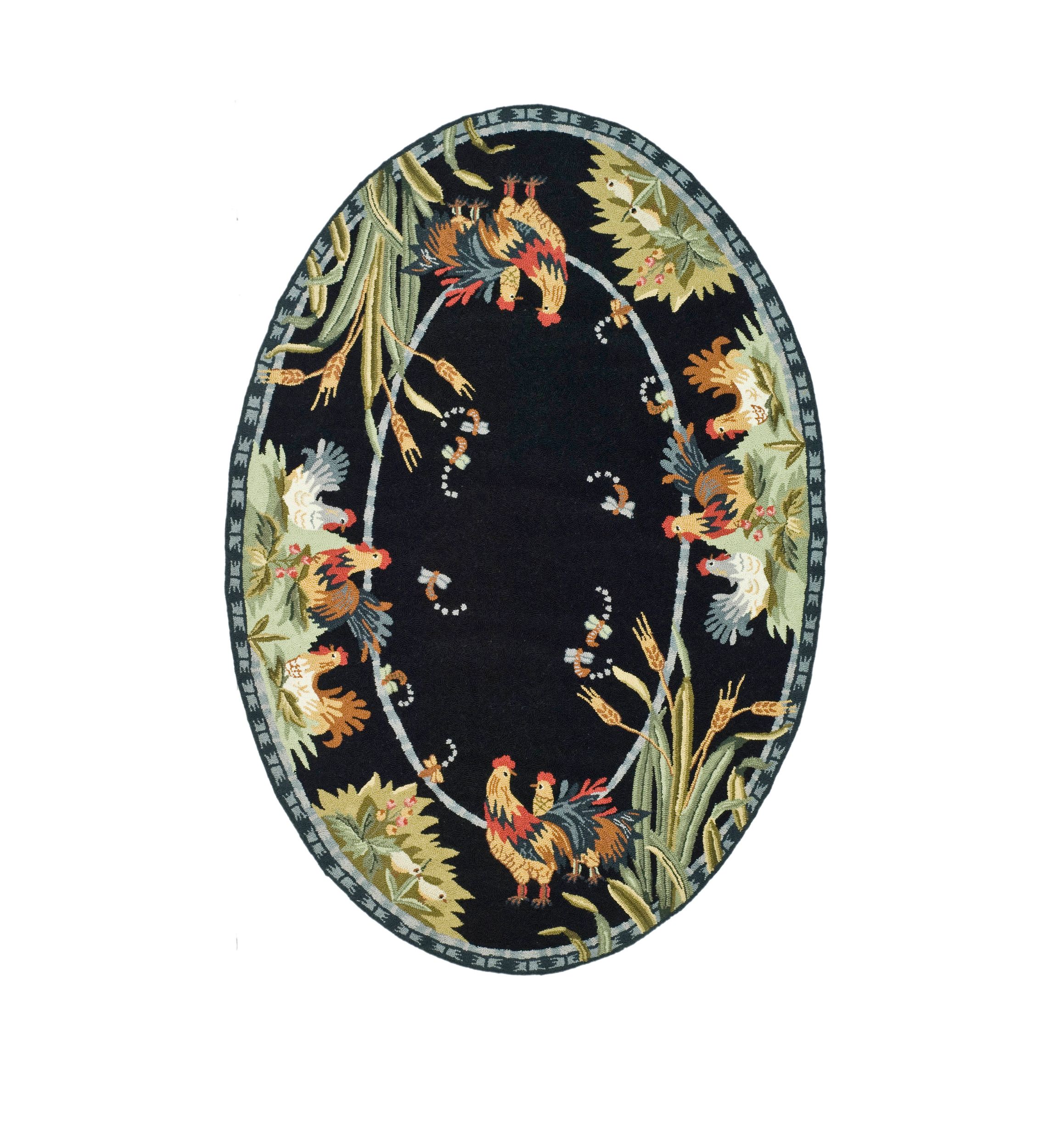 Chelsea Traditional Rooster Area Rug Collection
