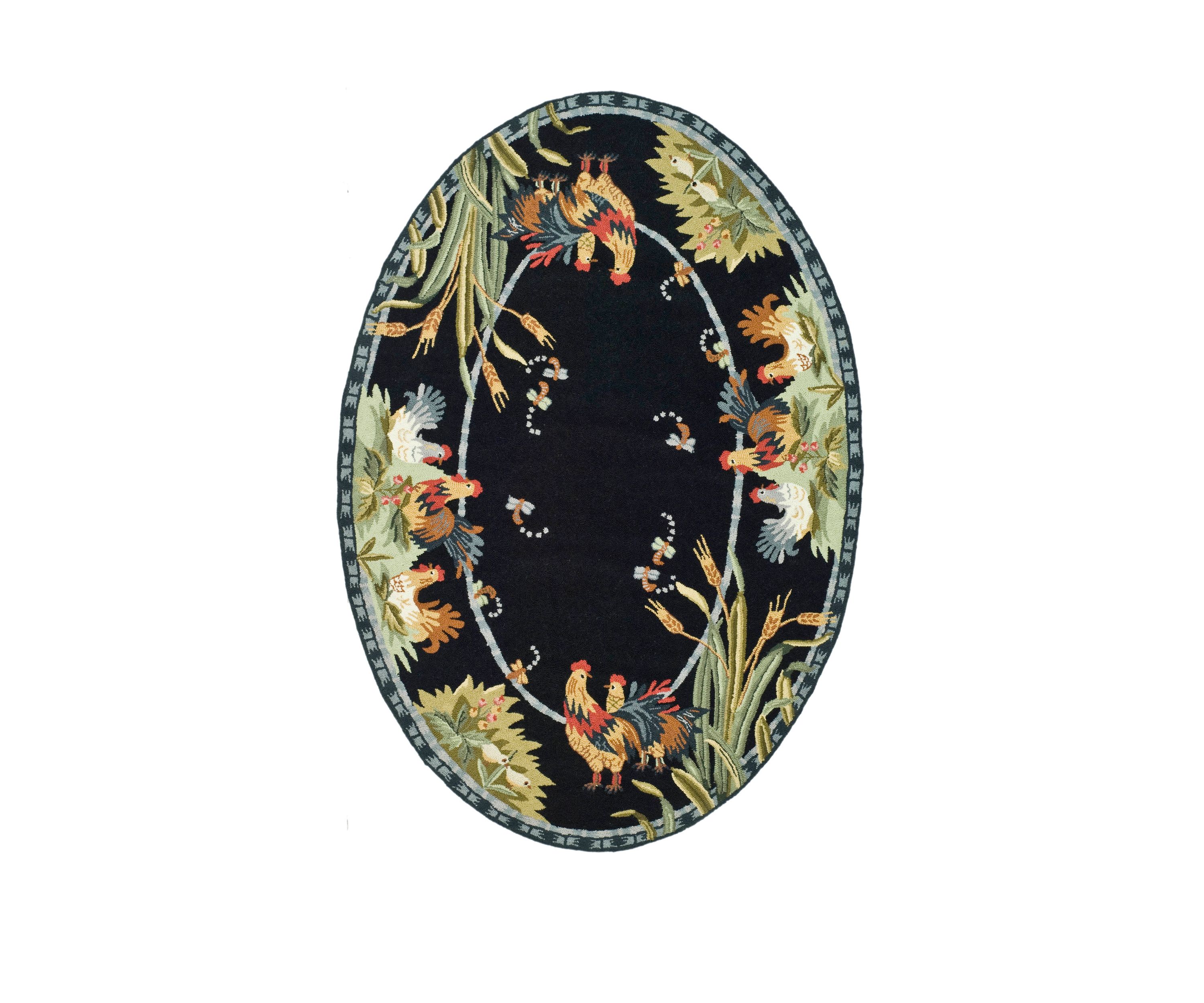 Chelsea Traditional Rooster Area Rug Collection