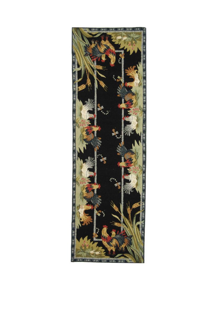 Chelsea Traditional Rooster Area Rug Collection