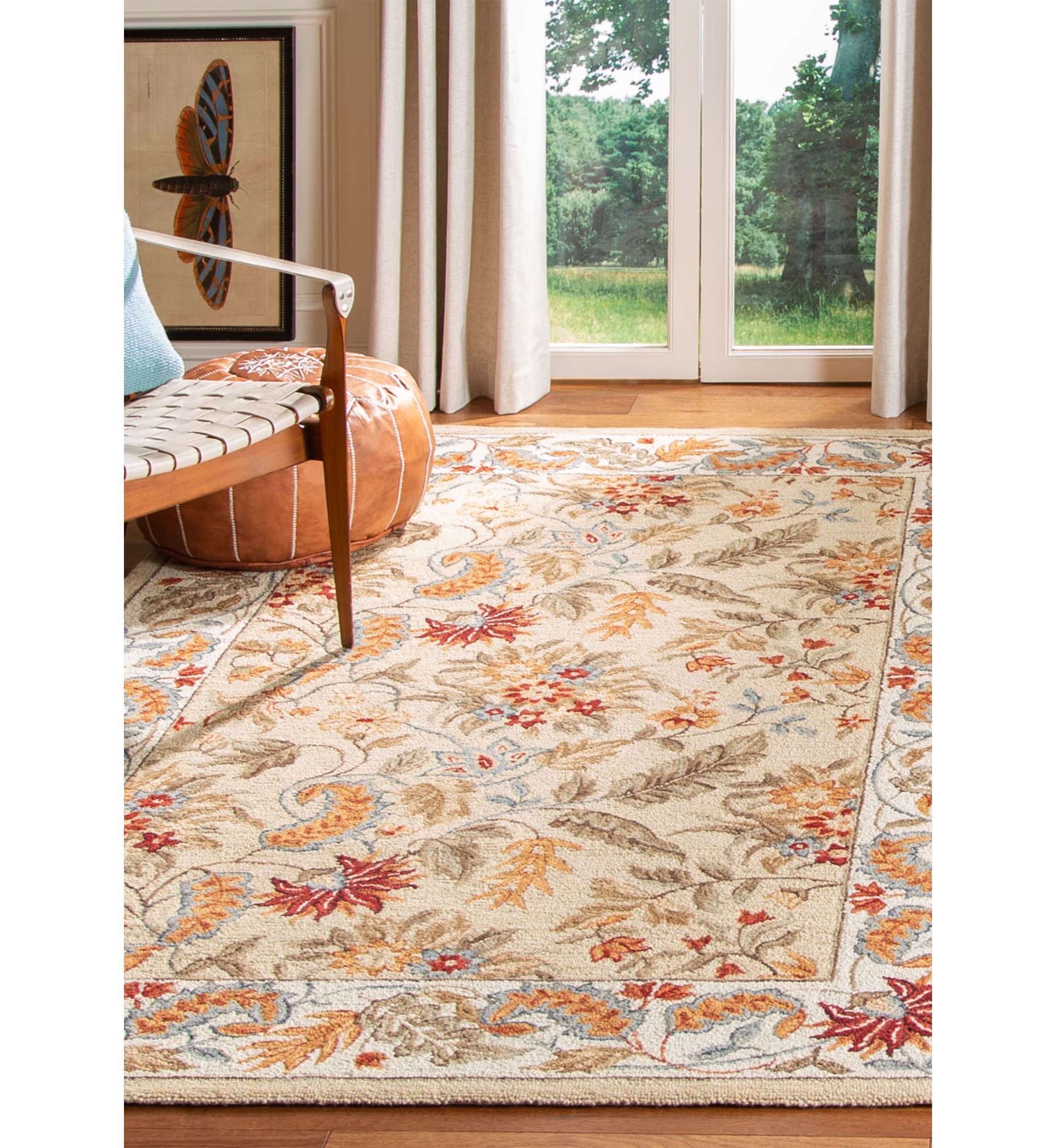 Chelsea Modern Floral  Area Rug Collection