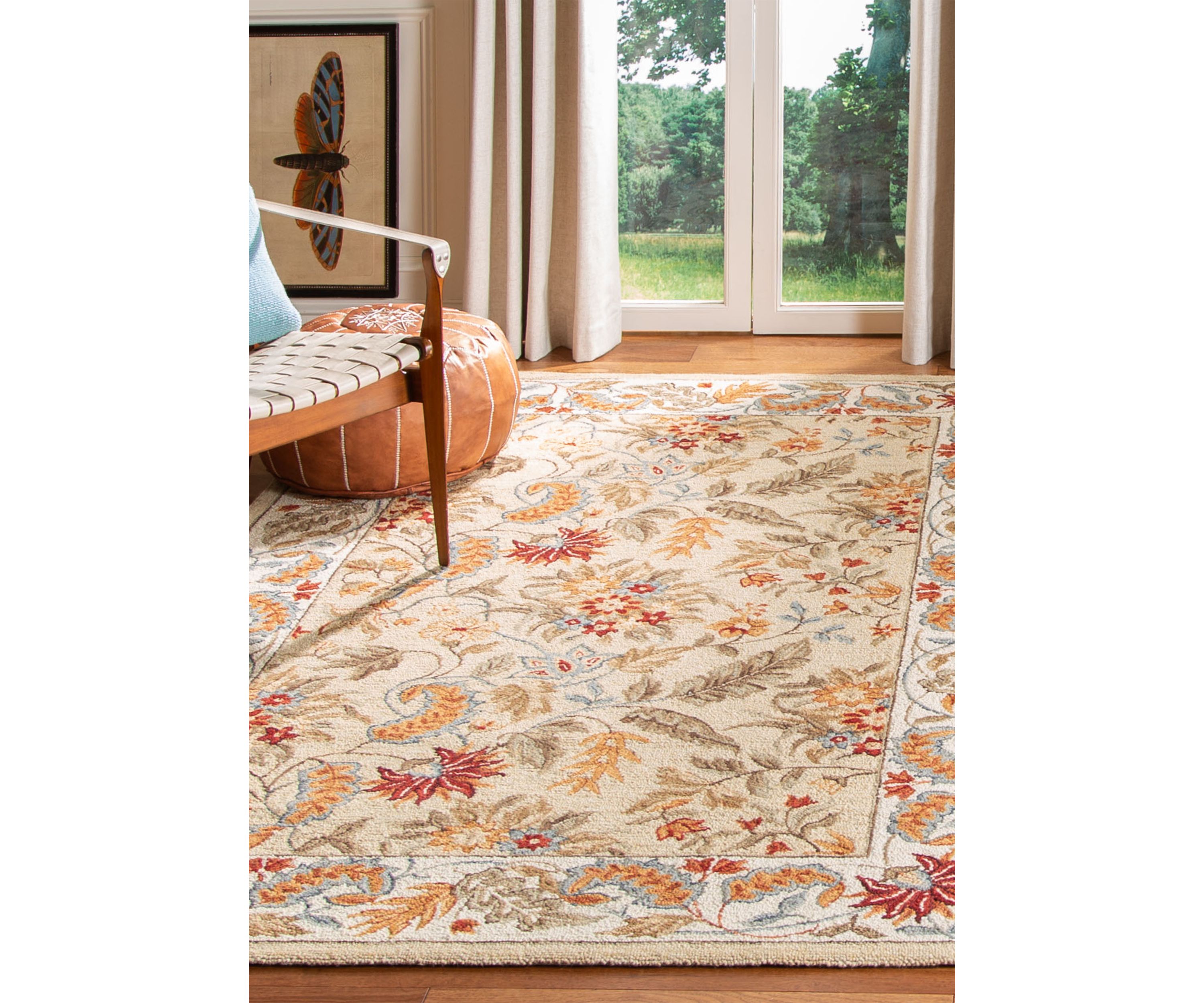 Chelsea Modern Floral  Area Rug Collection