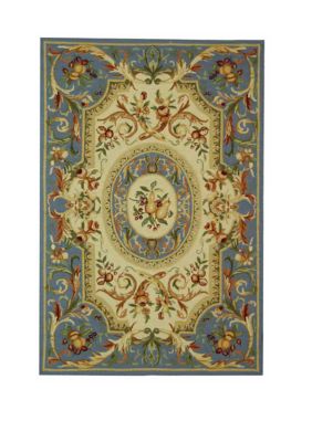 Safavieh Chelsea Classical Fruit Area Rug Collection, Blue, 8 x 8 Round