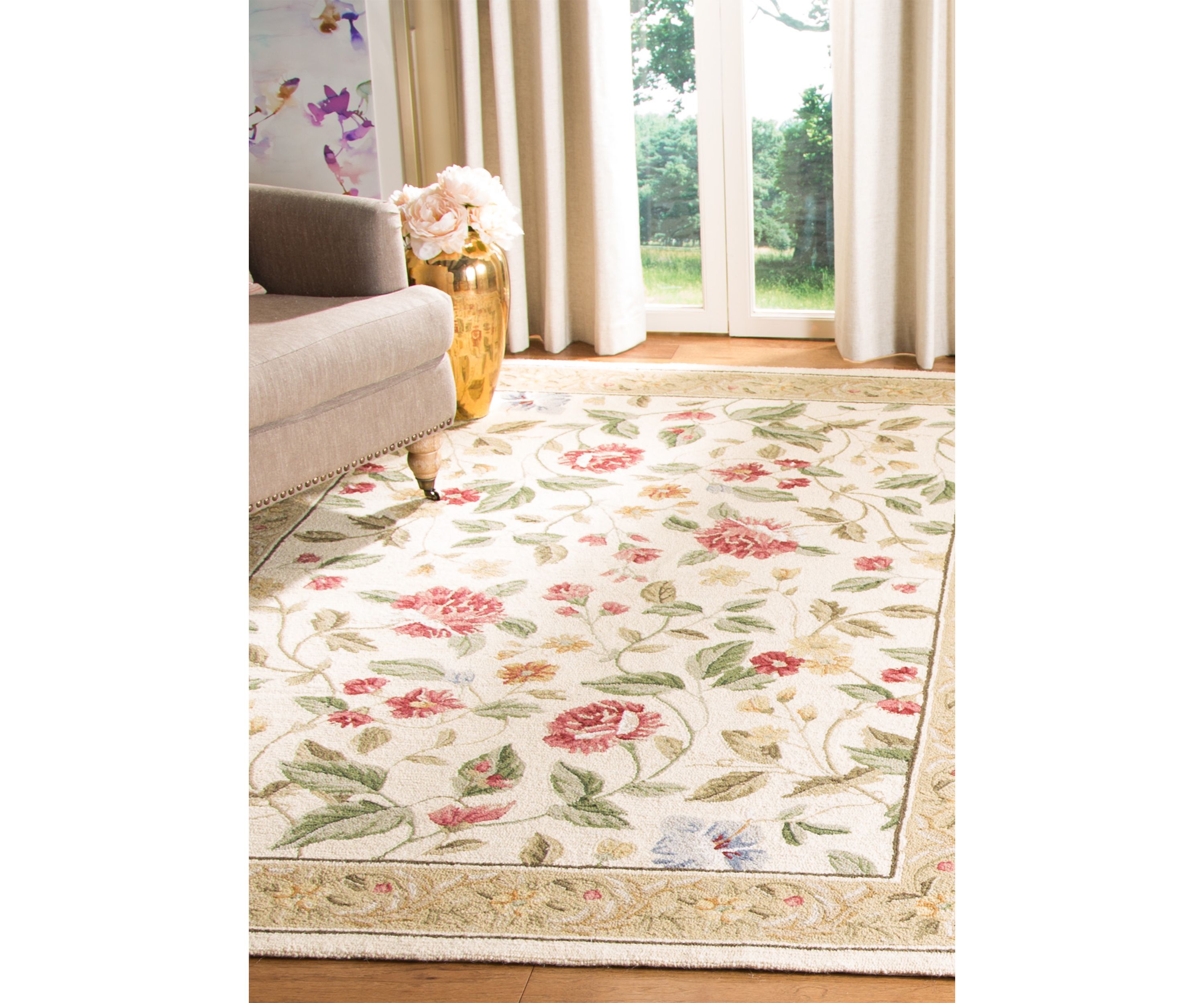 Chelsea Modern Country and Floral Area Rug Collection