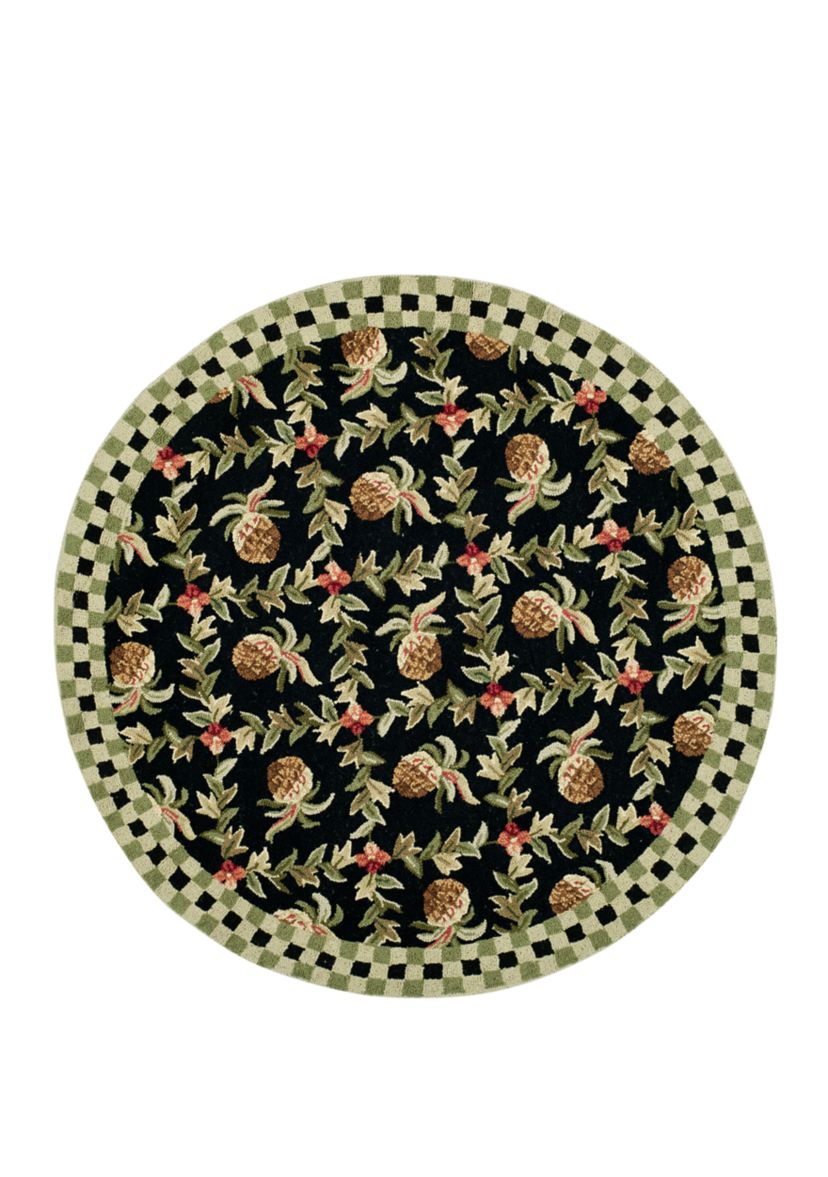 Chelsea Symmetrical Pineapple Area Rug Collection