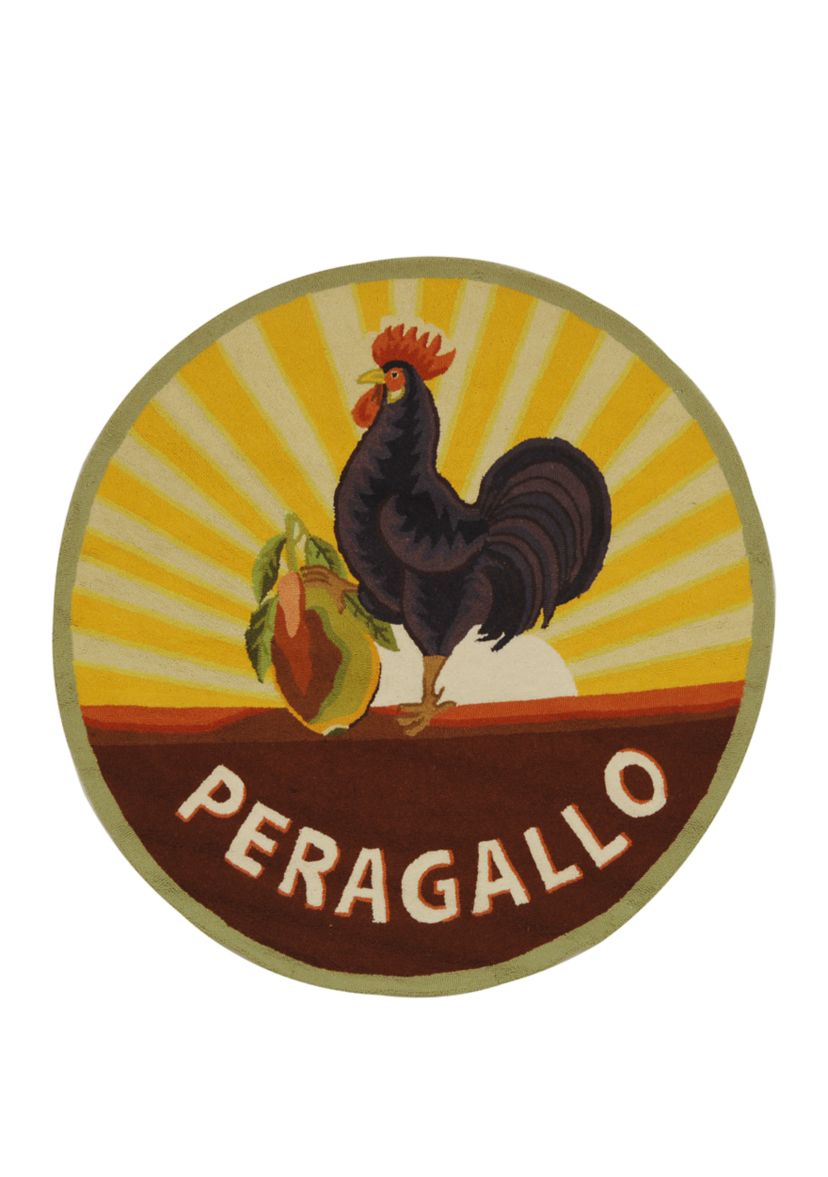 Chelsea Peragallo Rooster Area Rug Collection