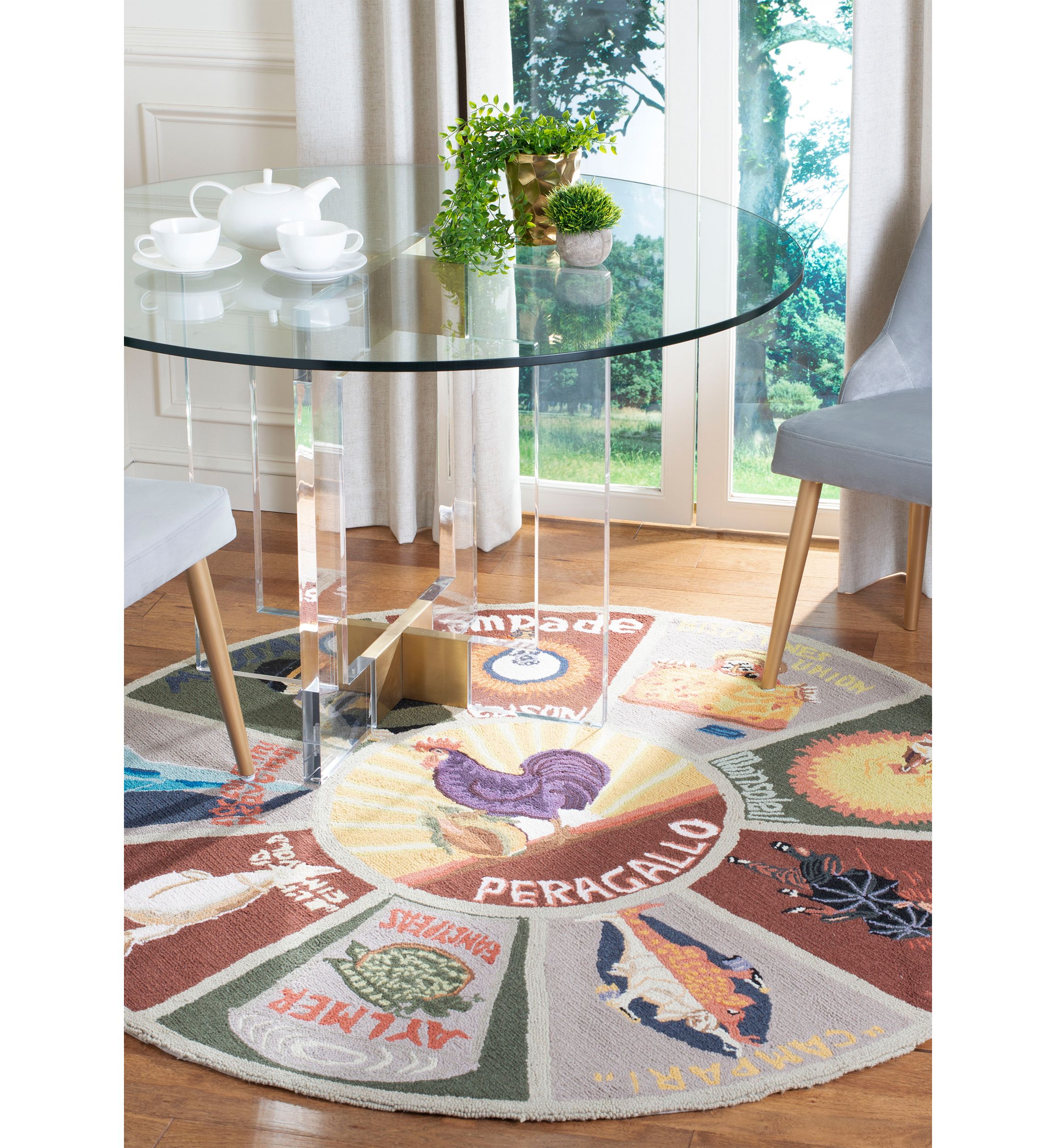 Chelsea Peragallo Rooster Area Rug Collection