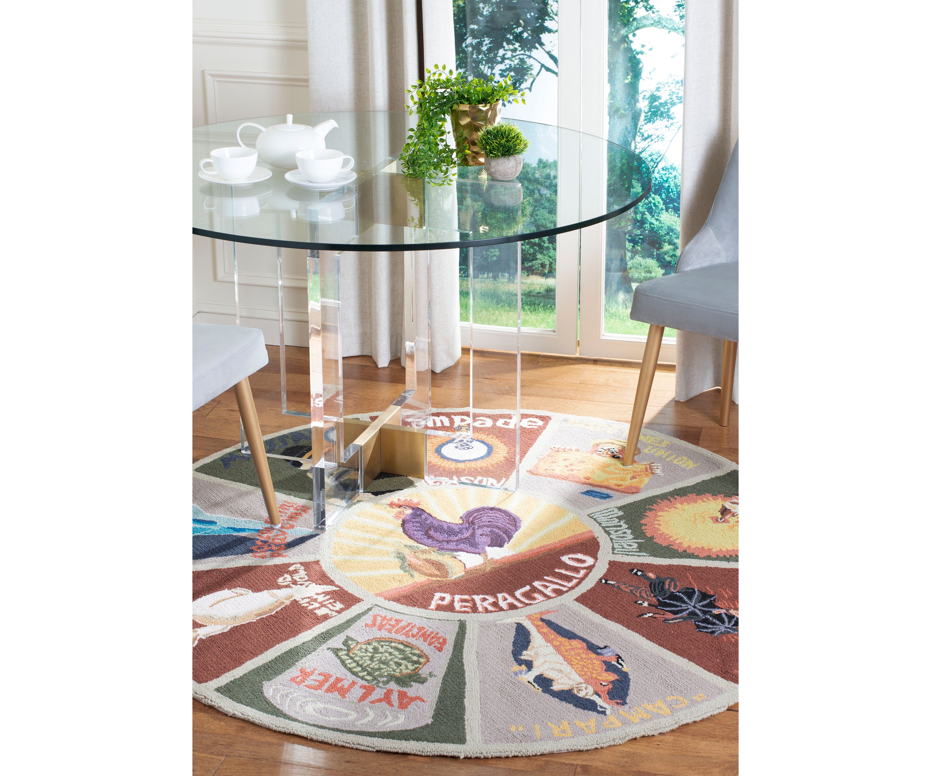 Chelsea Peragallo Rooster Area Rug Collection