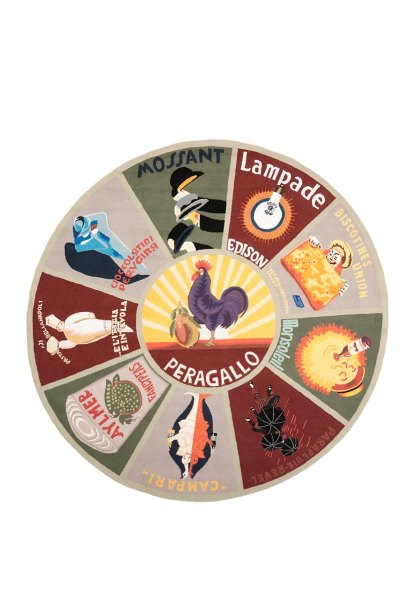 Chelsea Peragallo Rooster Area Rug Collection