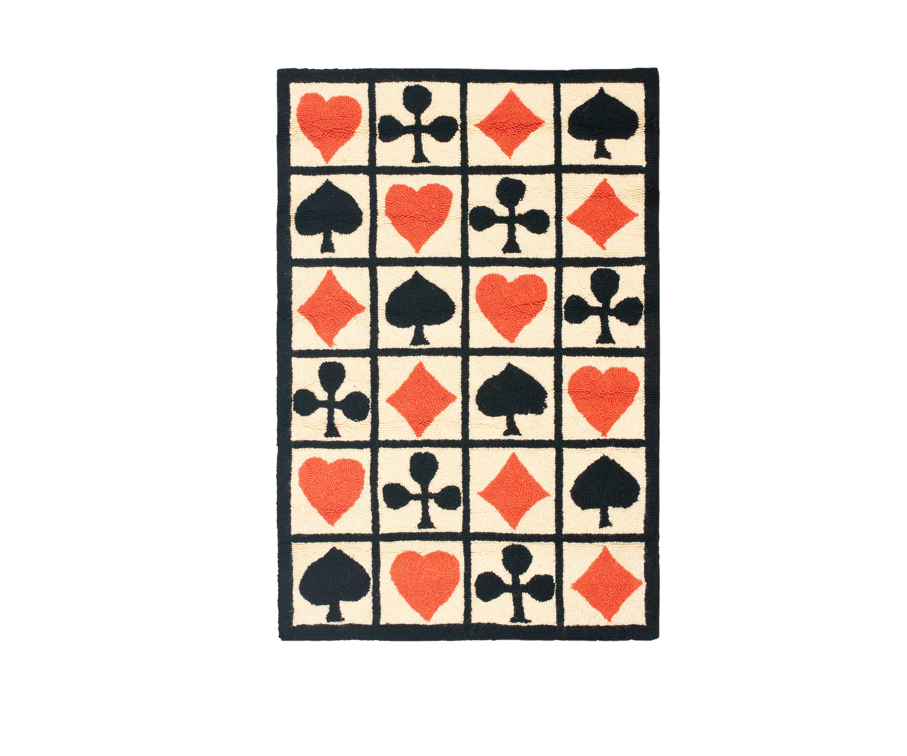 Chelsea Playing Cards Area Rug  Collection