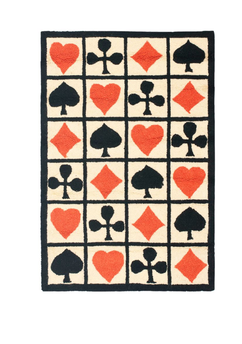 Chelsea Playing Cards Area Rug  Collection
