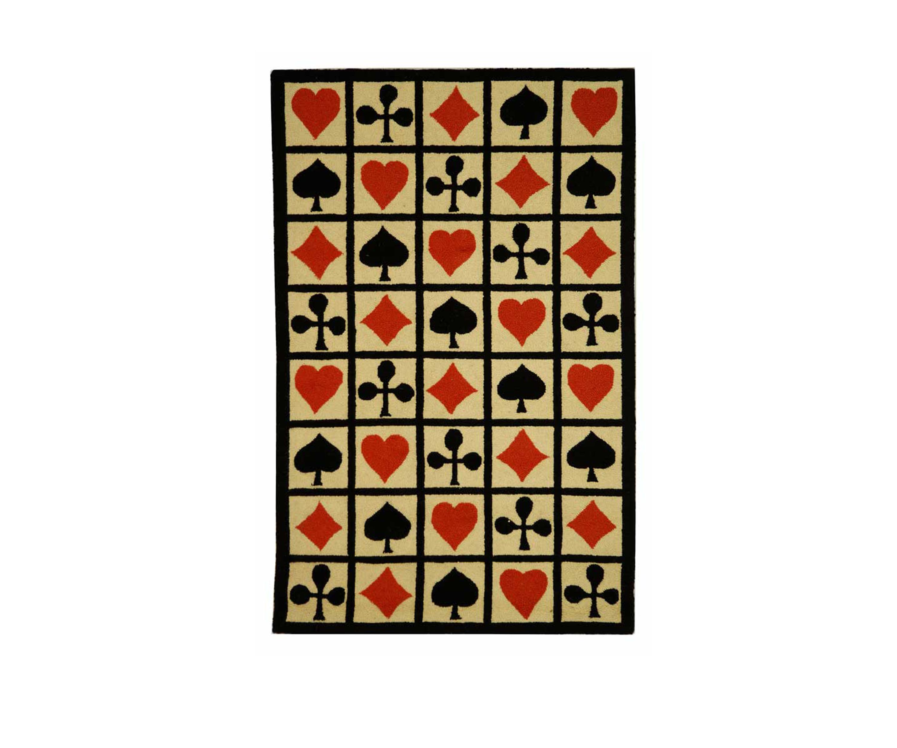 Chelsea Playing Cards Area Rug  Collection