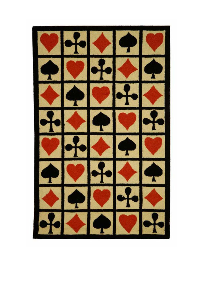 Chelsea Playing Cards Area Rug  Collection