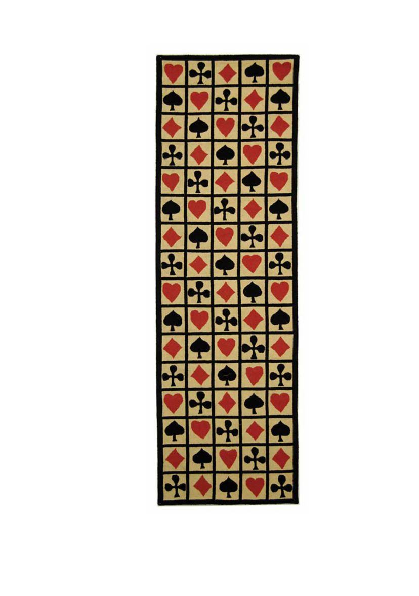 Chelsea Playing Cards Area Rug  Collection