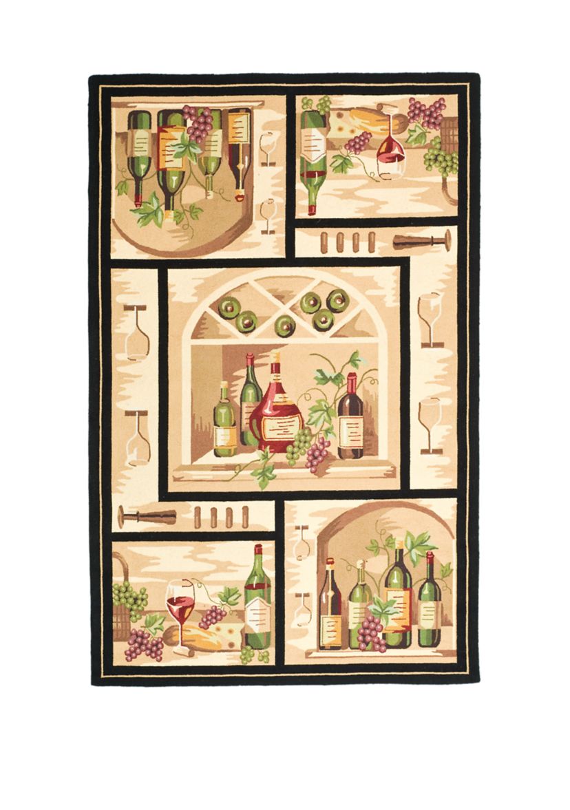 Chelsea Tuscany Wine Lovers Area Rug Collection