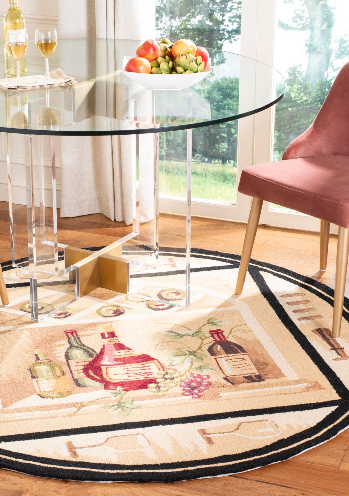 Safavieh Chelsea Tuscany Wine Lovers Area Rug Collection | Belk