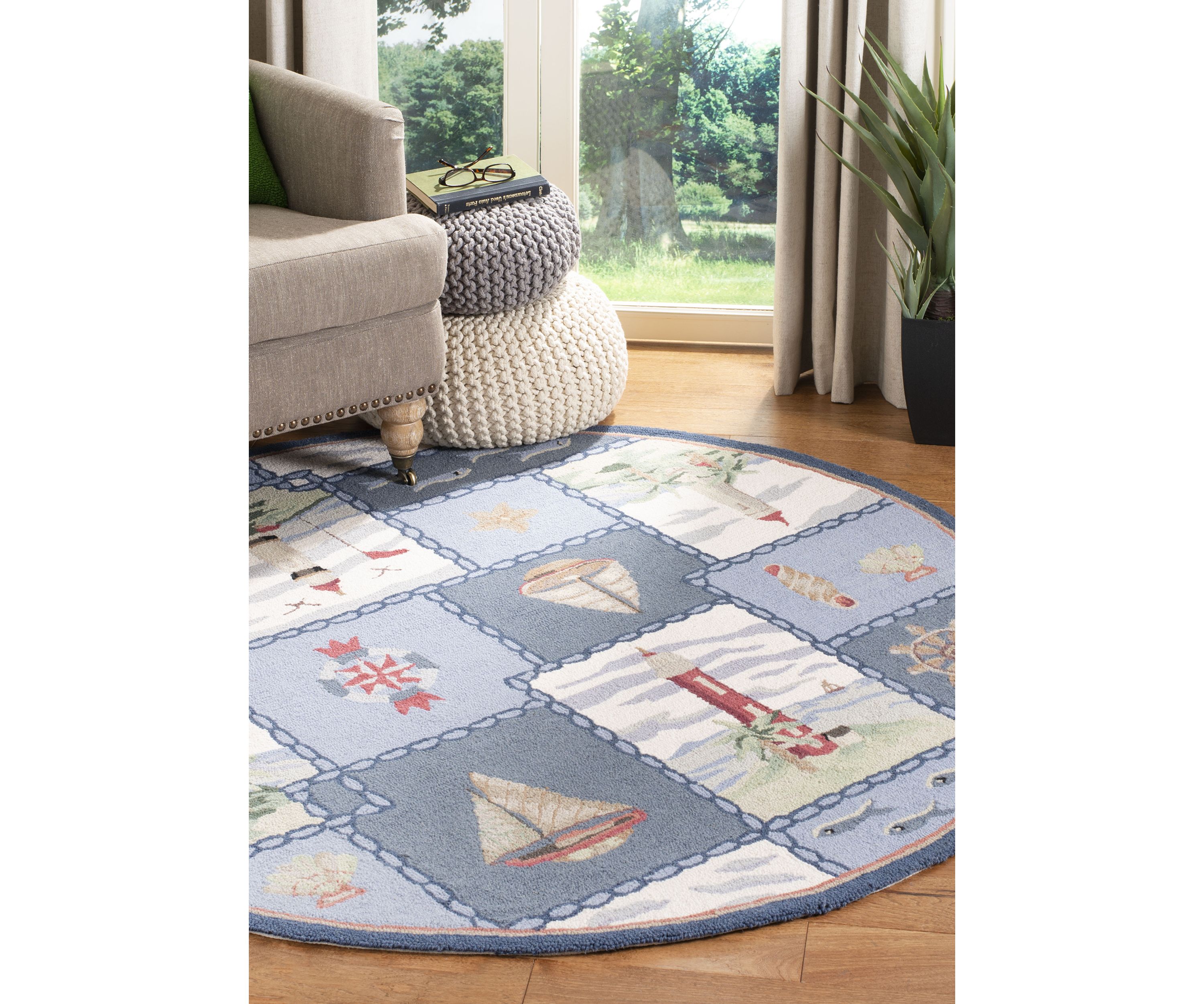 Chelsea Lighthouse and Sailboat Area Rug Collection