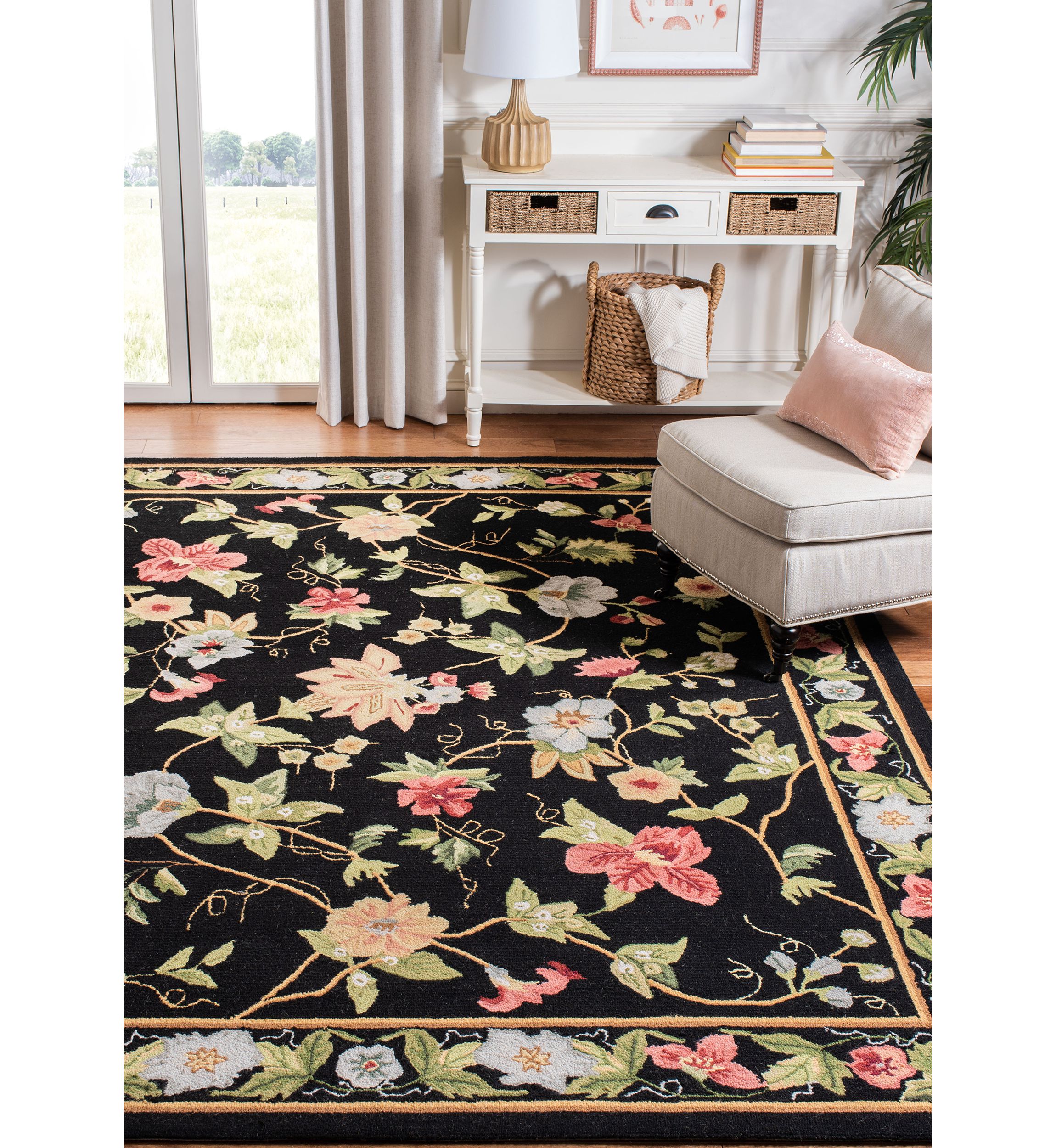 Chelsea Floral Garden Area Rug Collection