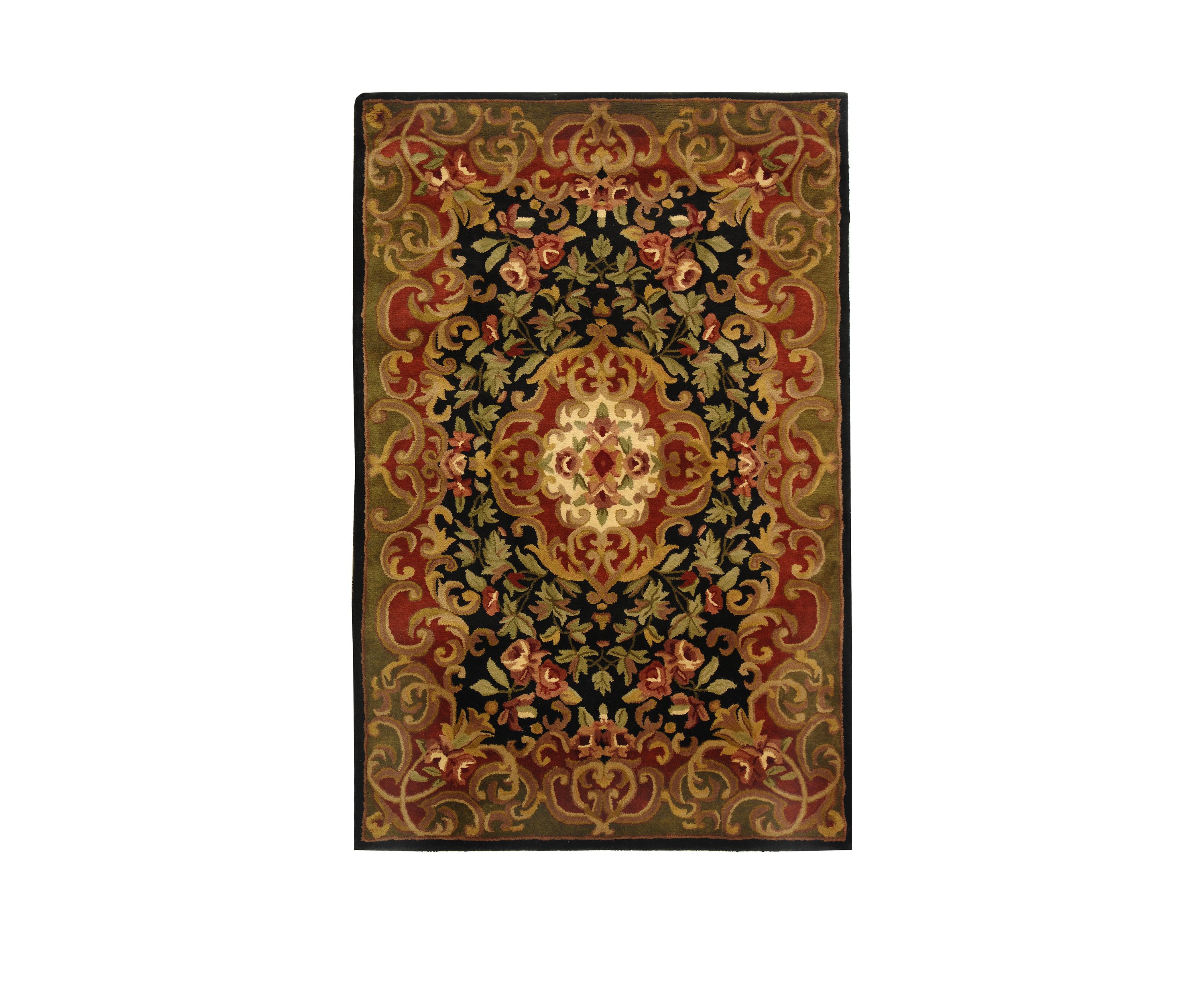 Classic Zahara Lotus Medallion Area Rug Collection
