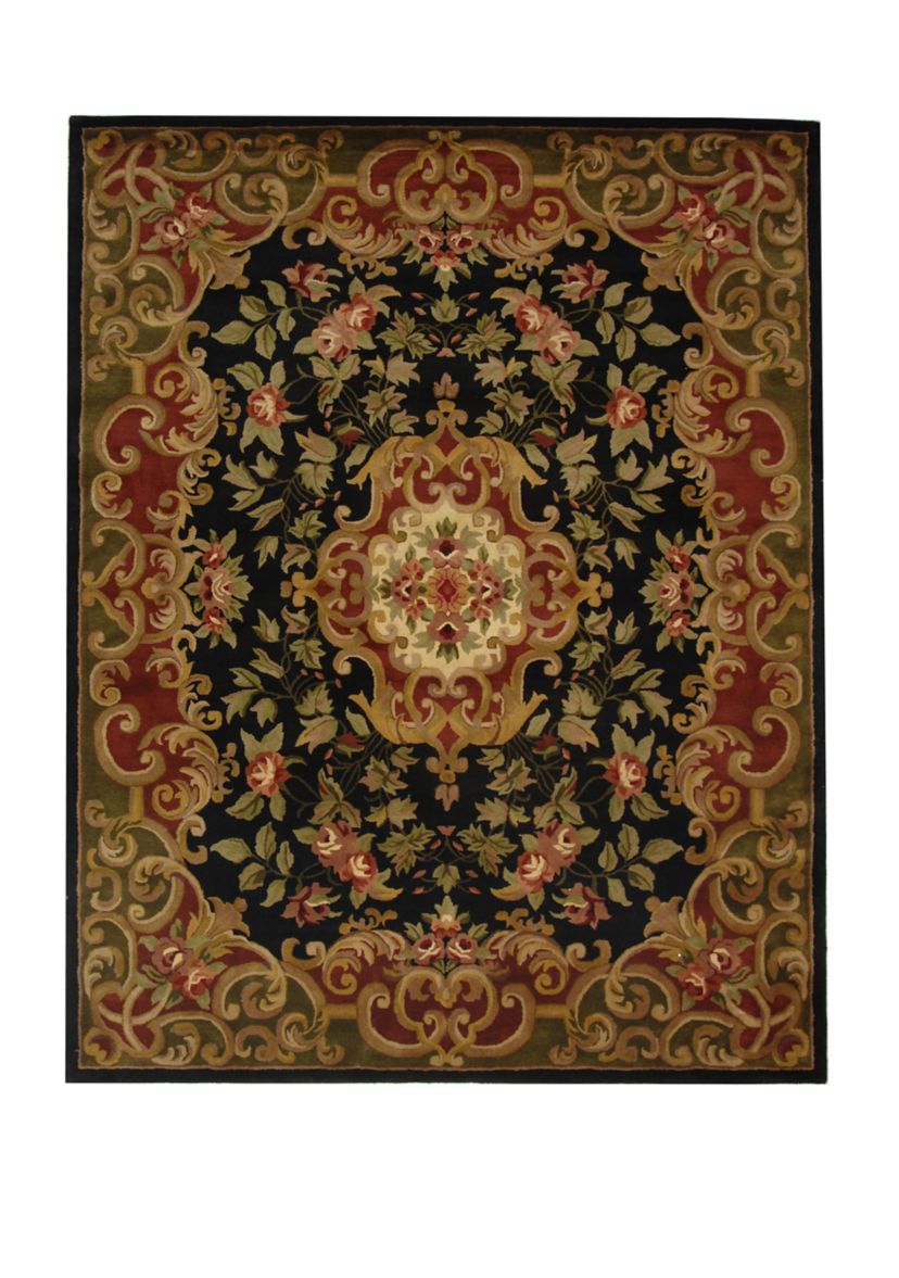 Classic Zahara Lotus Medallion Area Rug Collection