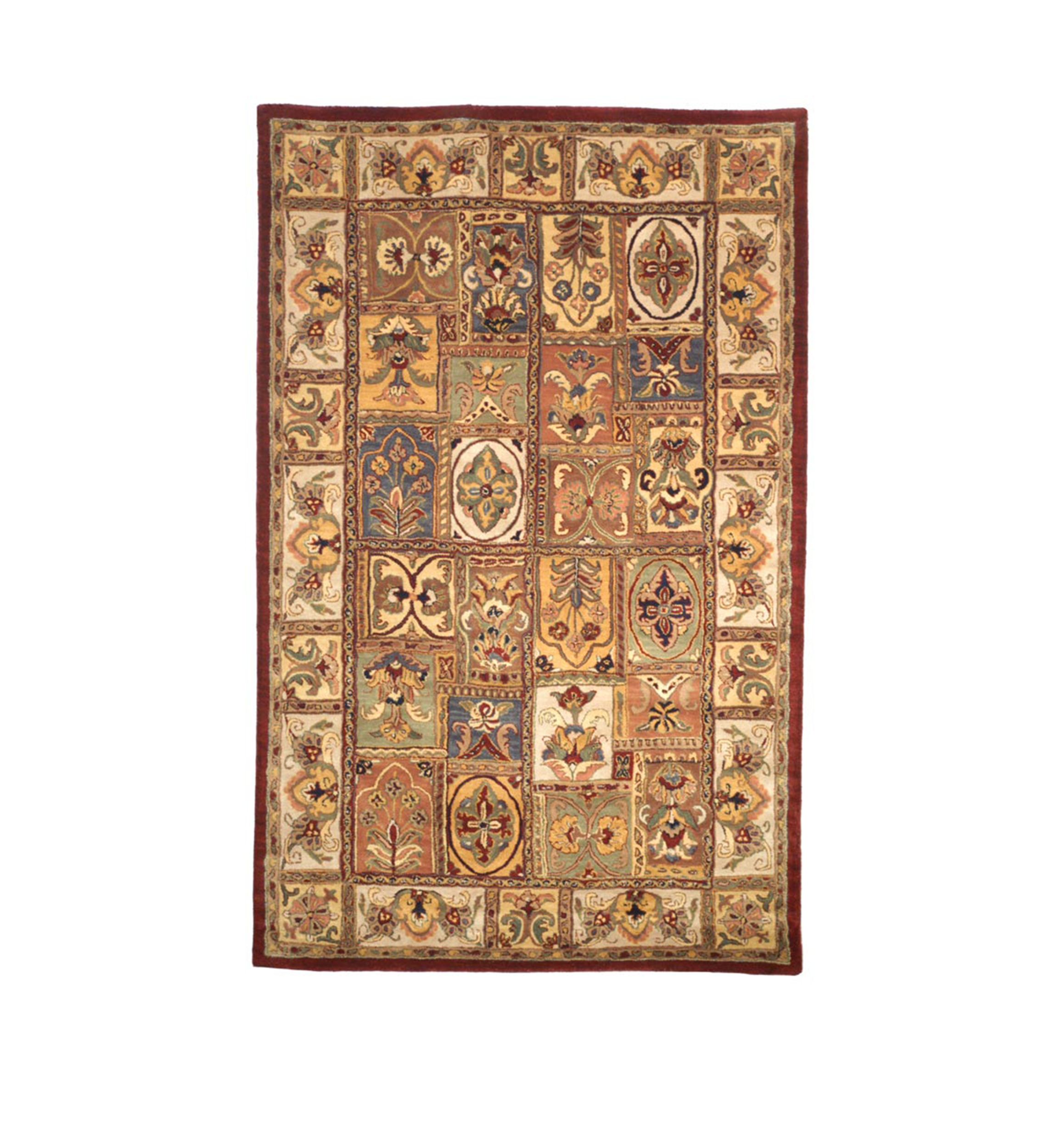 Classic Assorted Blocks Area Rug Collection
