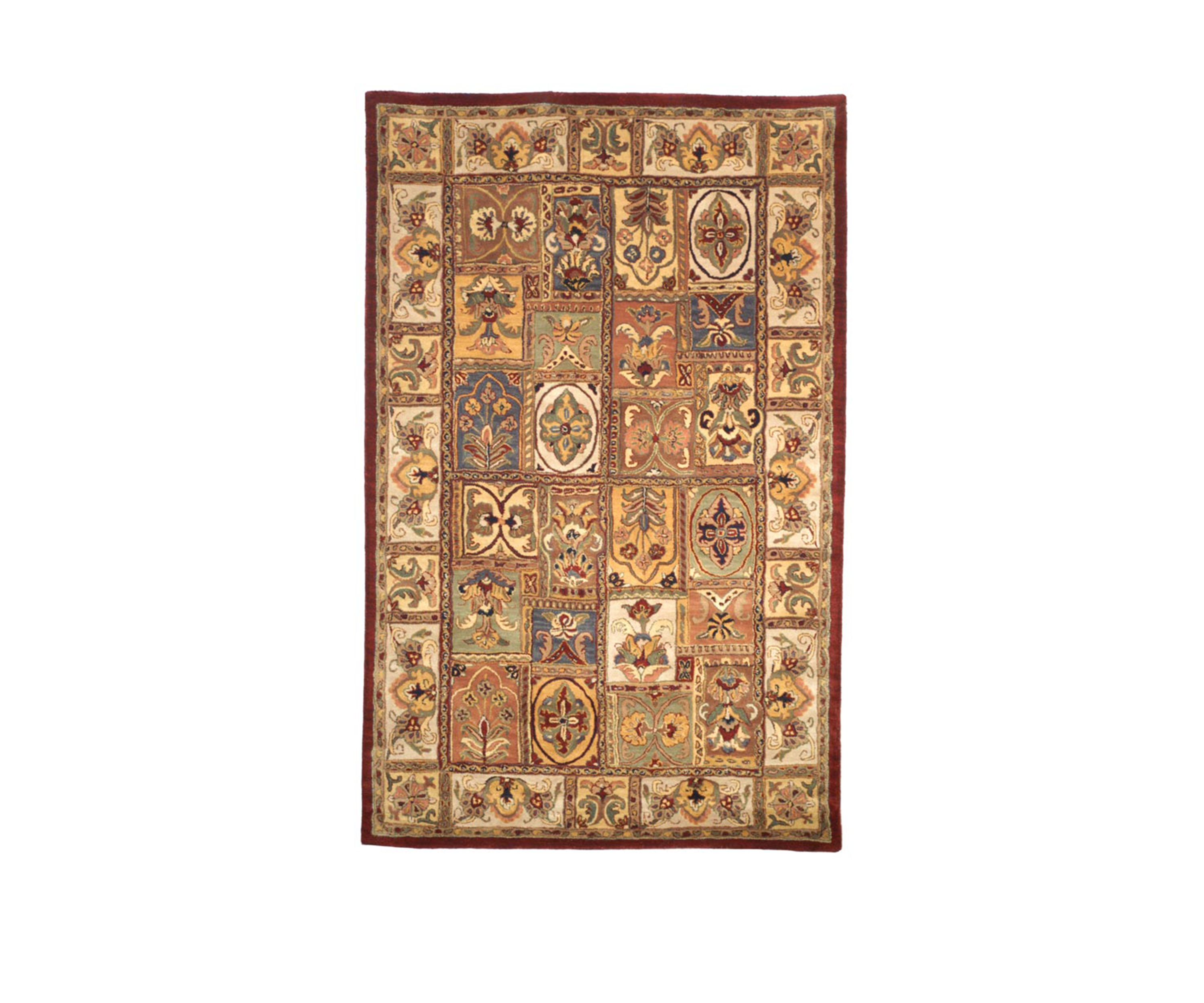 Classic Assorted Blocks Area Rug Collection