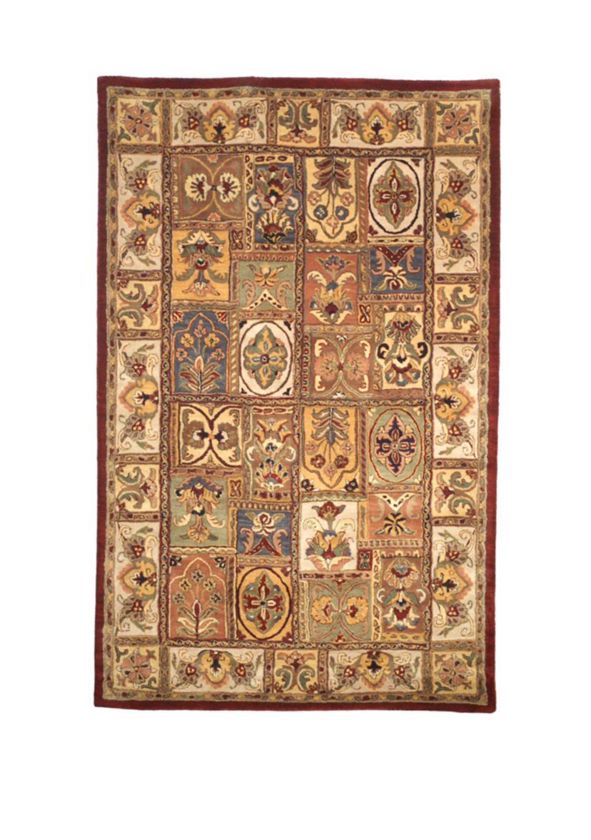 Classic Assorted Blocks Area Rug Collection