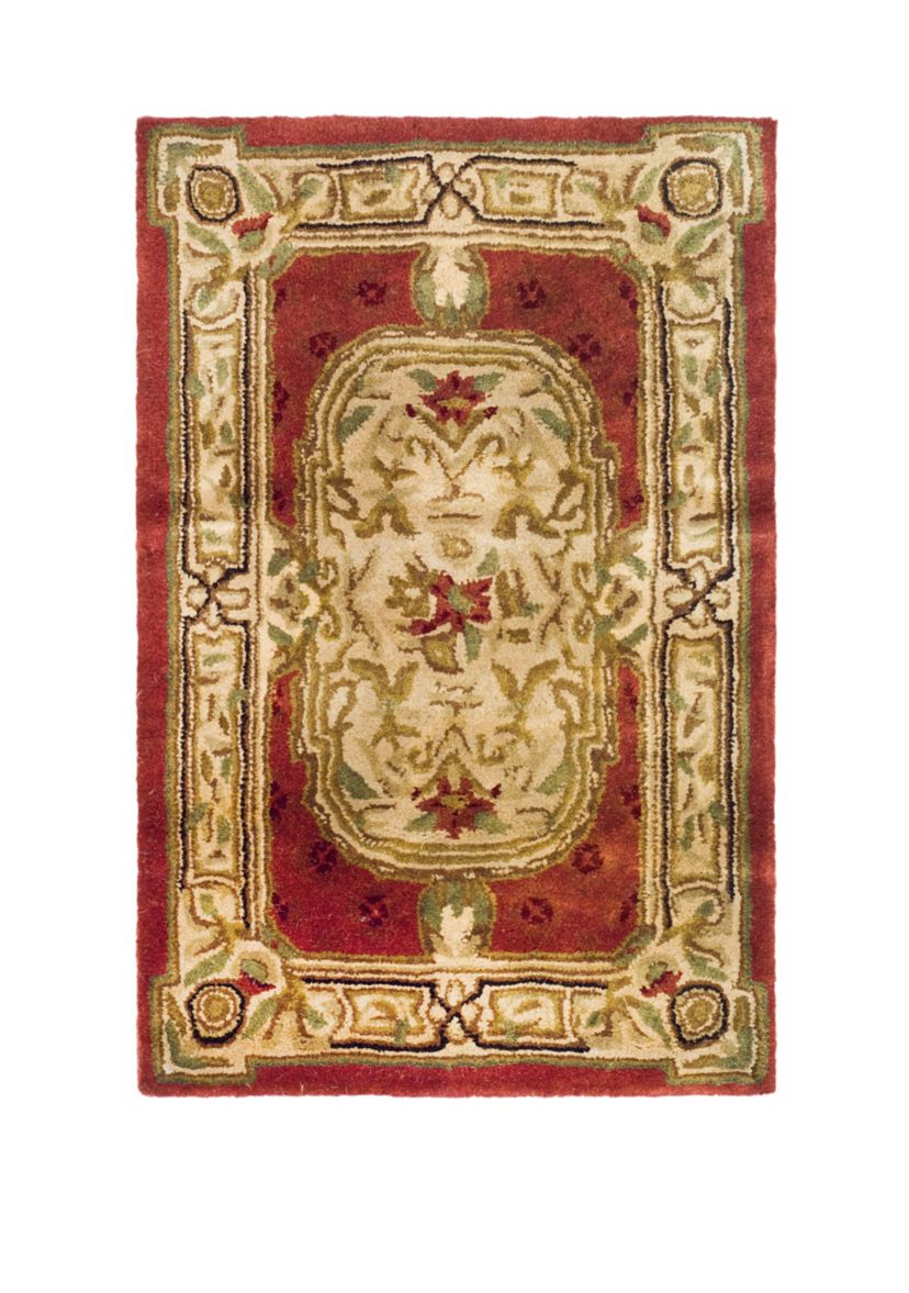 Classic Flanagan Floral Bordered Area Rug Collection