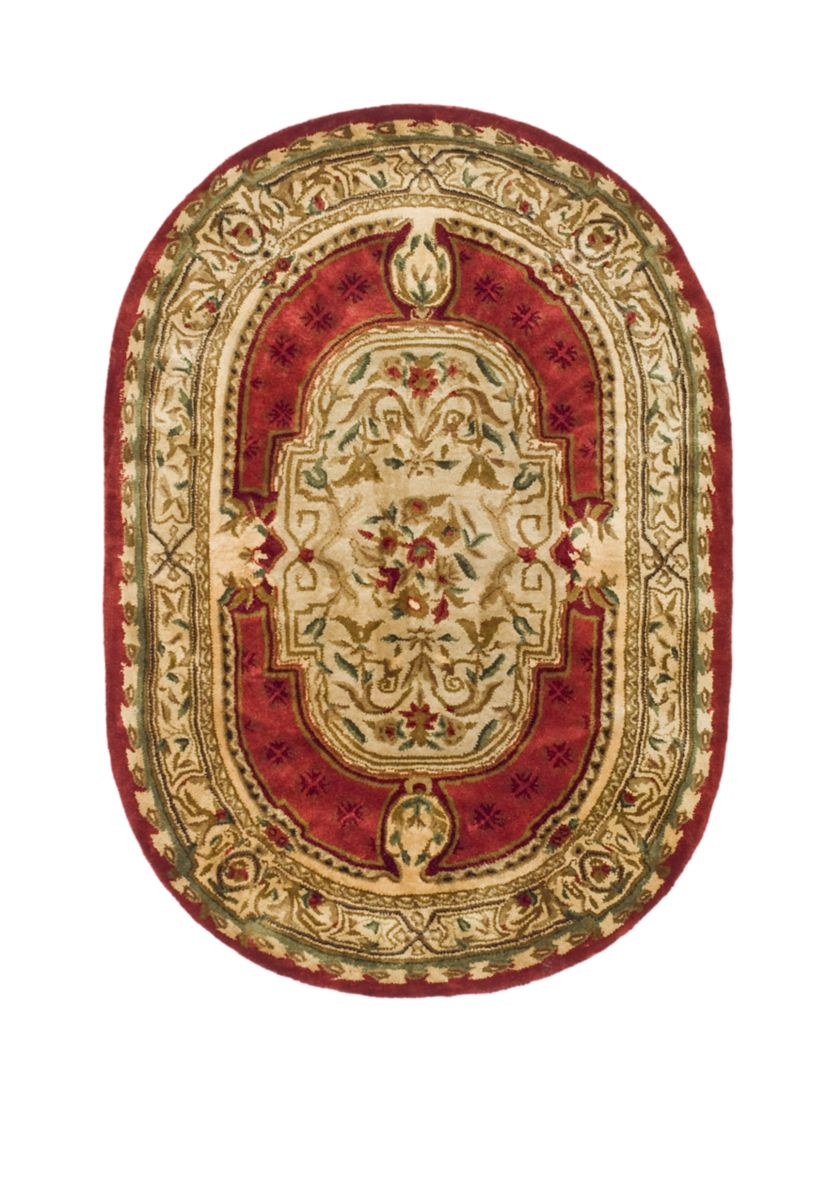 Classic Flanagan Floral Bordered Area Rug Collection