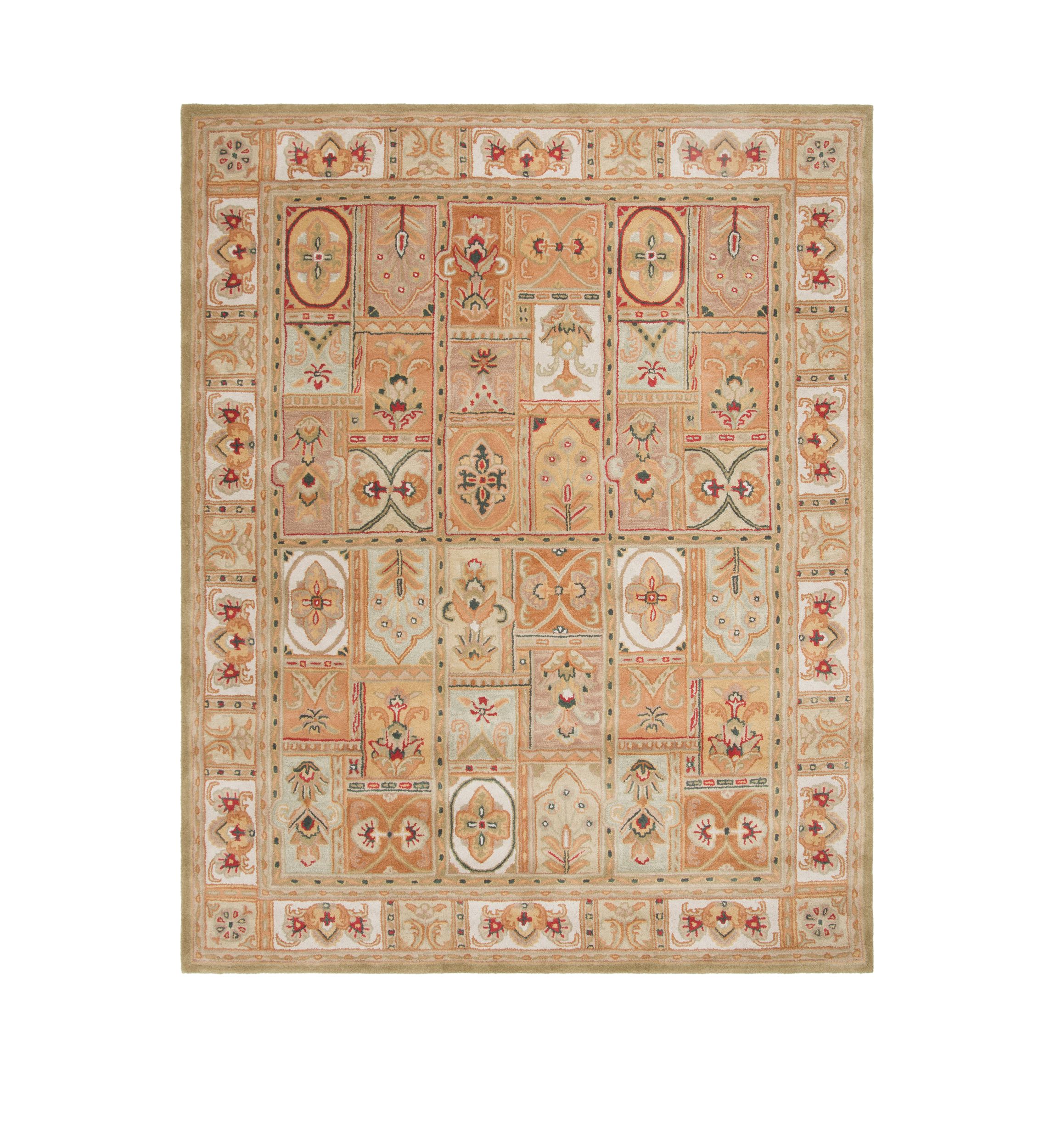 Classic Multi Blocks Area Rug Collection