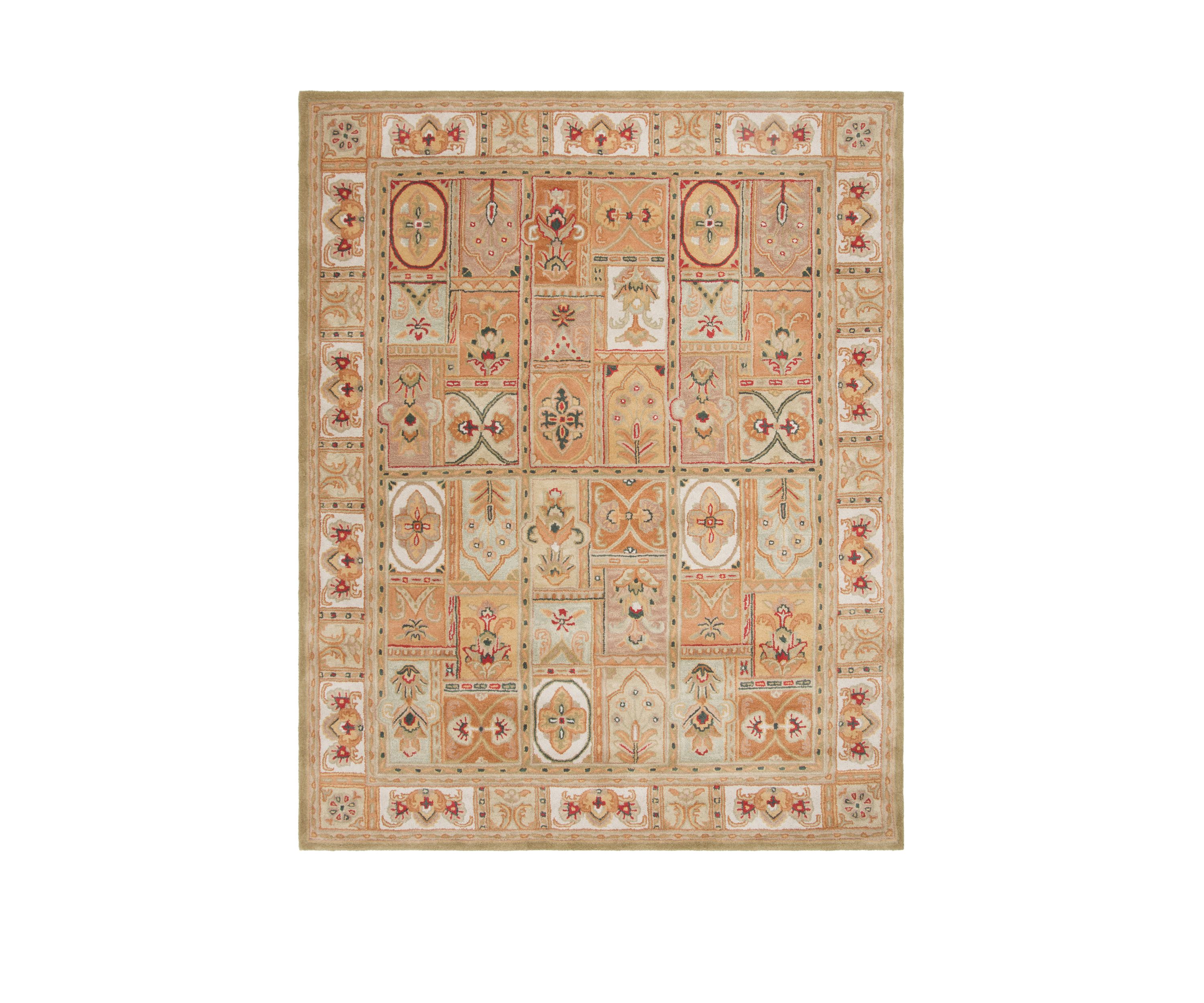 Classic Multi Blocks Area Rug Collection