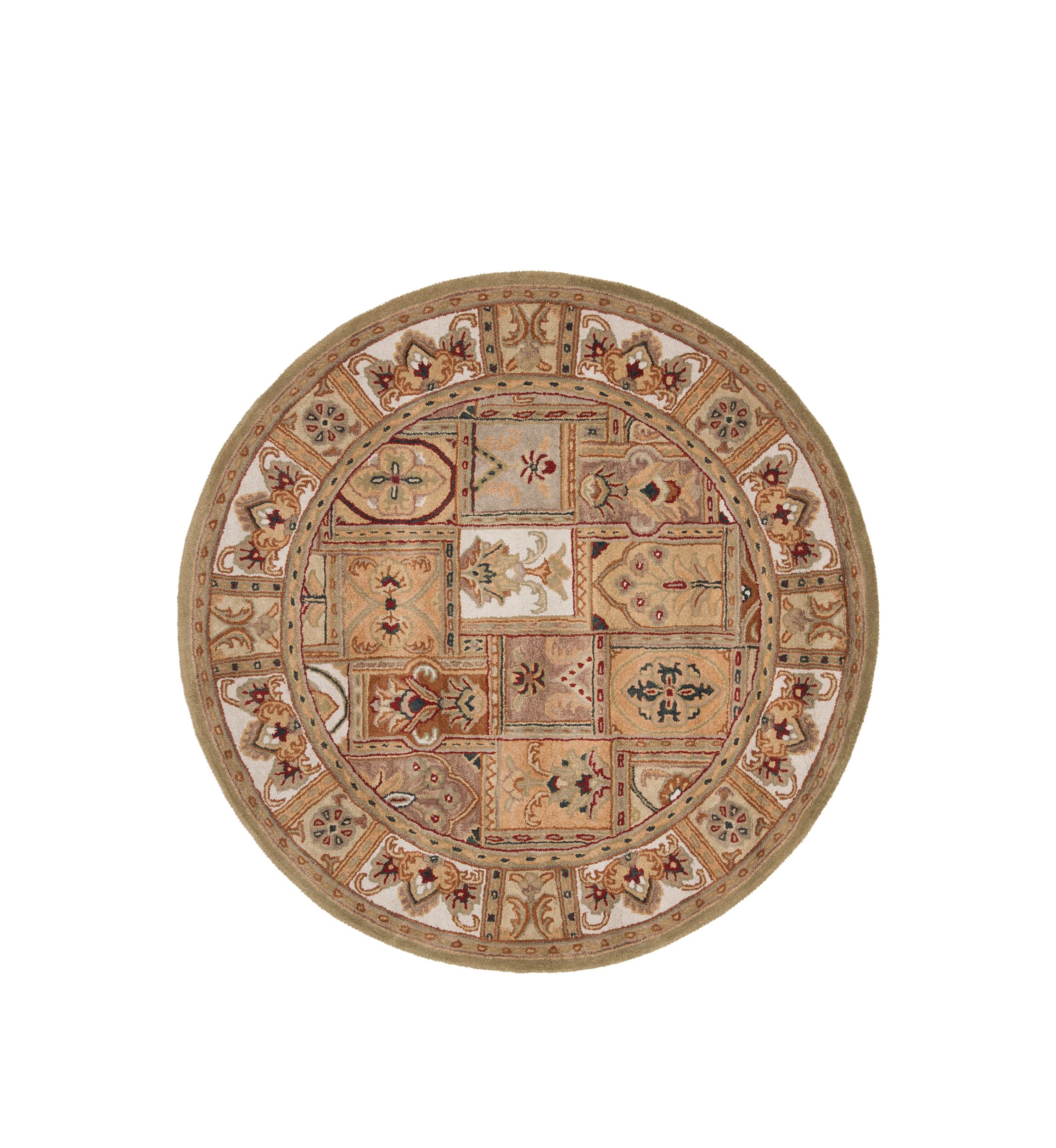 Classic Multi Blocks Area Rug Collection