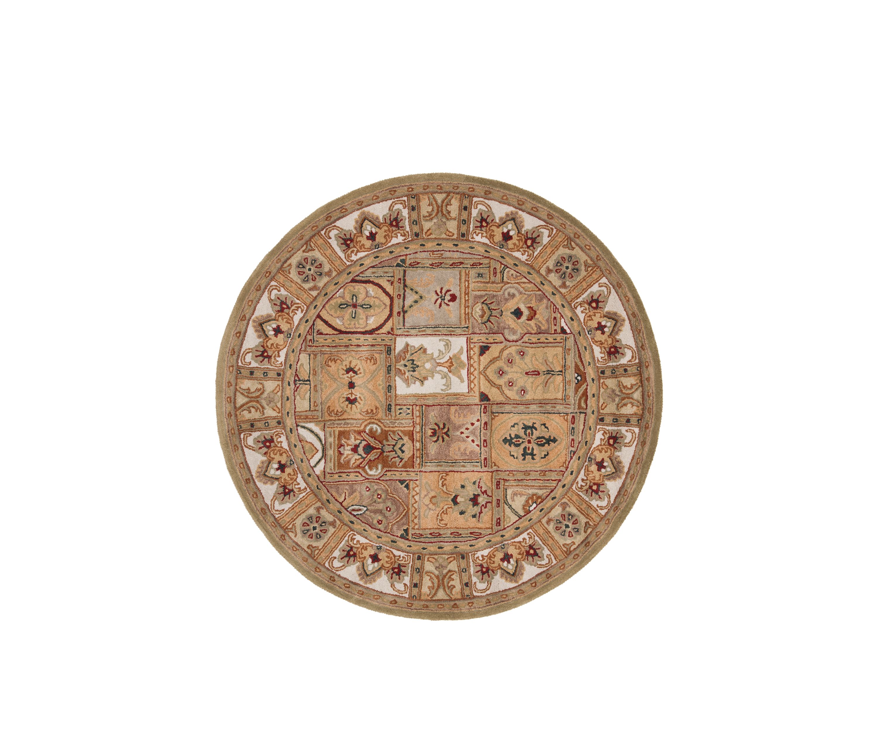 Classic Multi Blocks Area Rug Collection