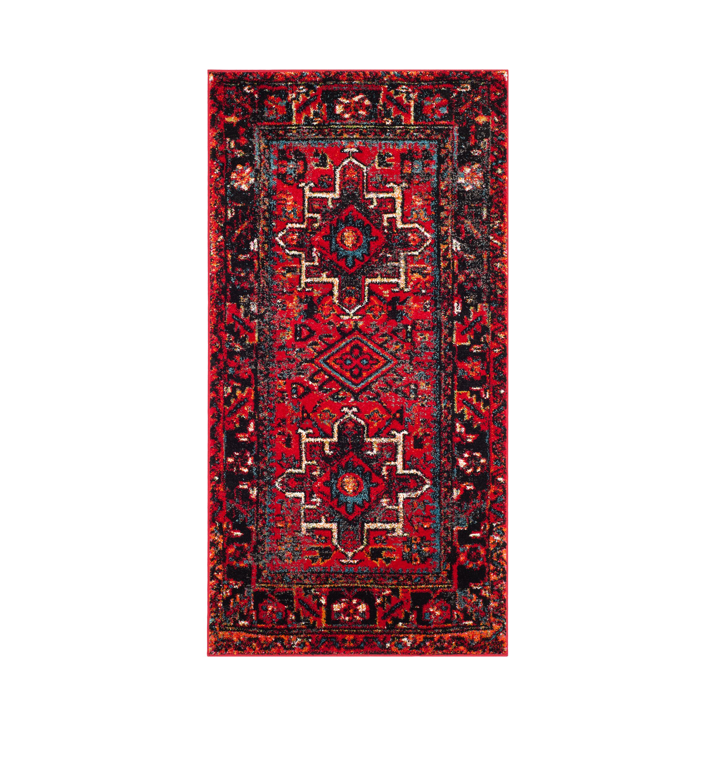 Vintage Hamadan Red Persian Styled Area Rug Collection