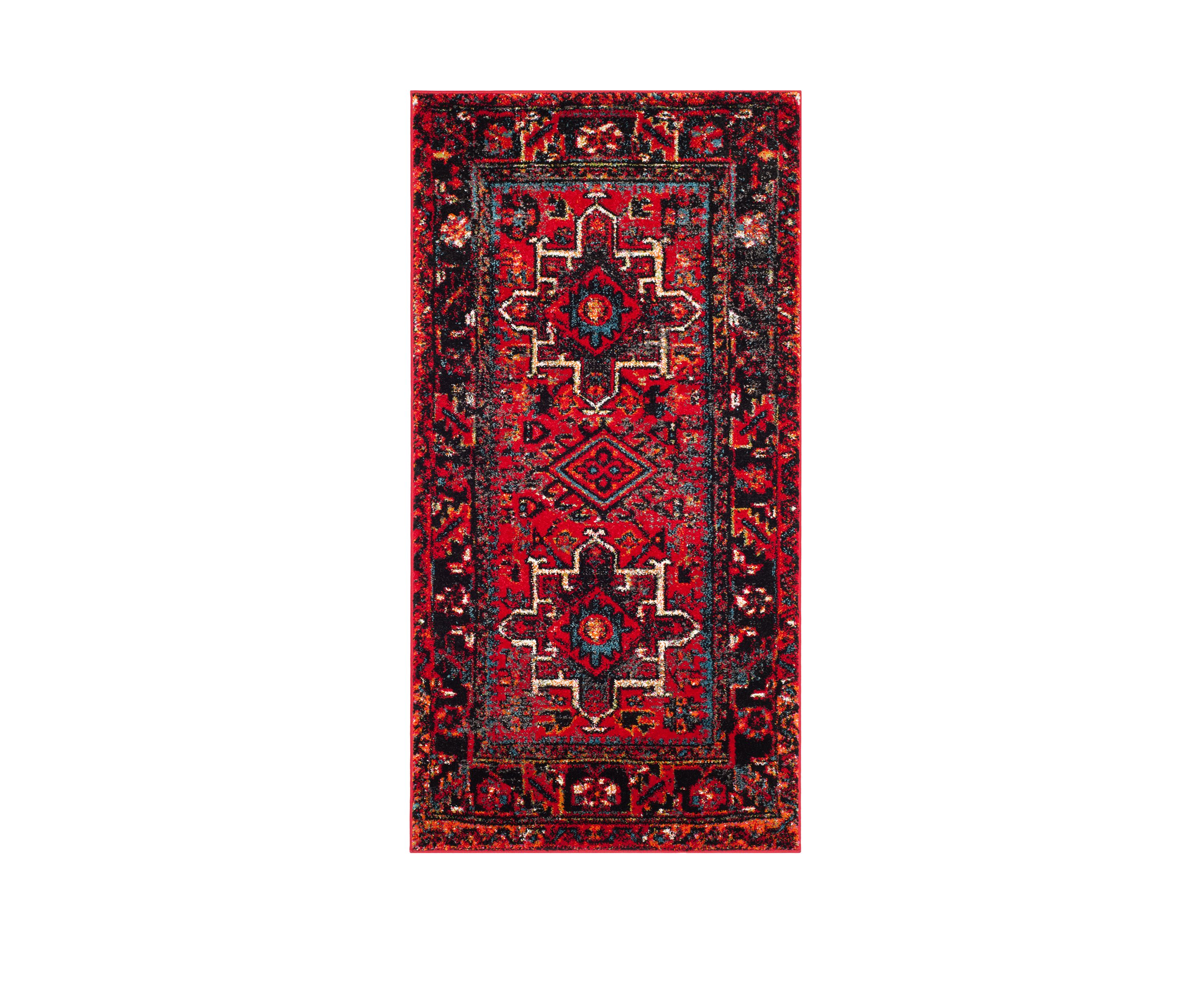 Vintage Hamadan Red Persian Styled Area Rug Collection