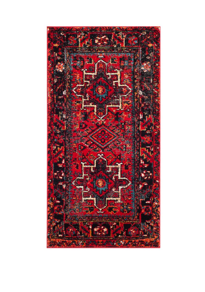 Vintage Hamadan Red Persian Styled Area Rug Collection