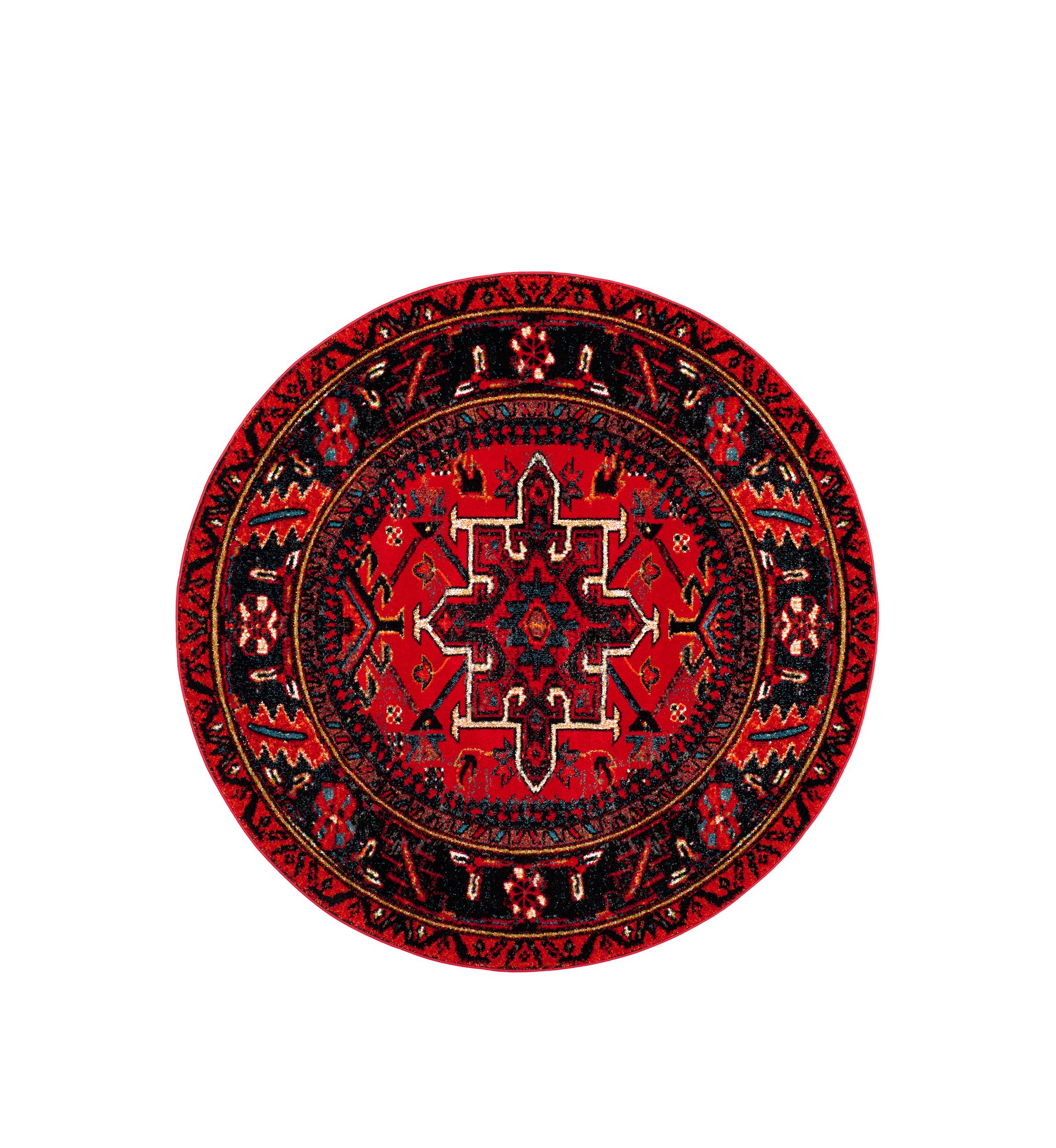 Vintage Hamadan Red Persian Styled Area Rug Collection
