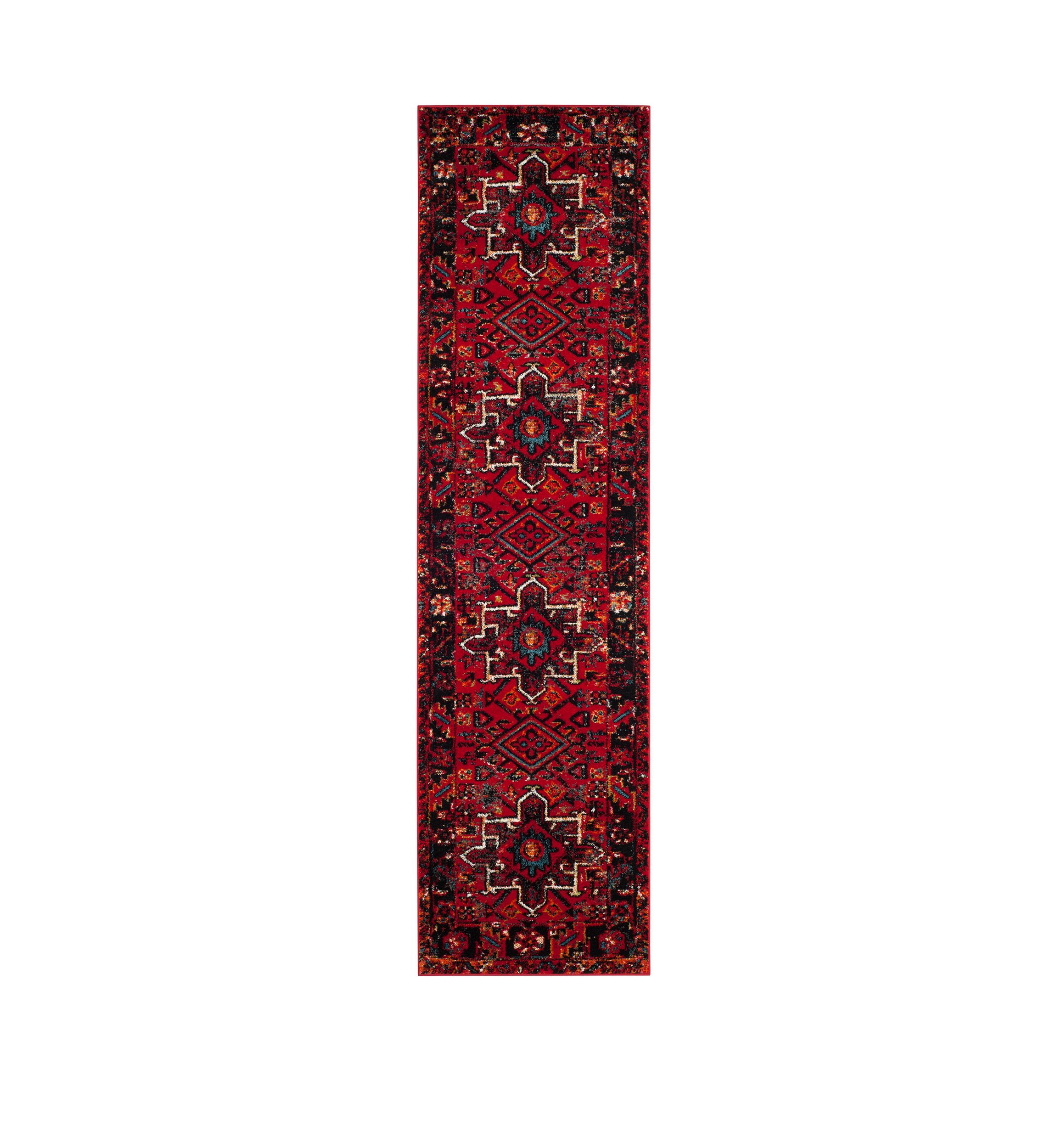Vintage Hamadan Red Persian Styled Area Rug Collection