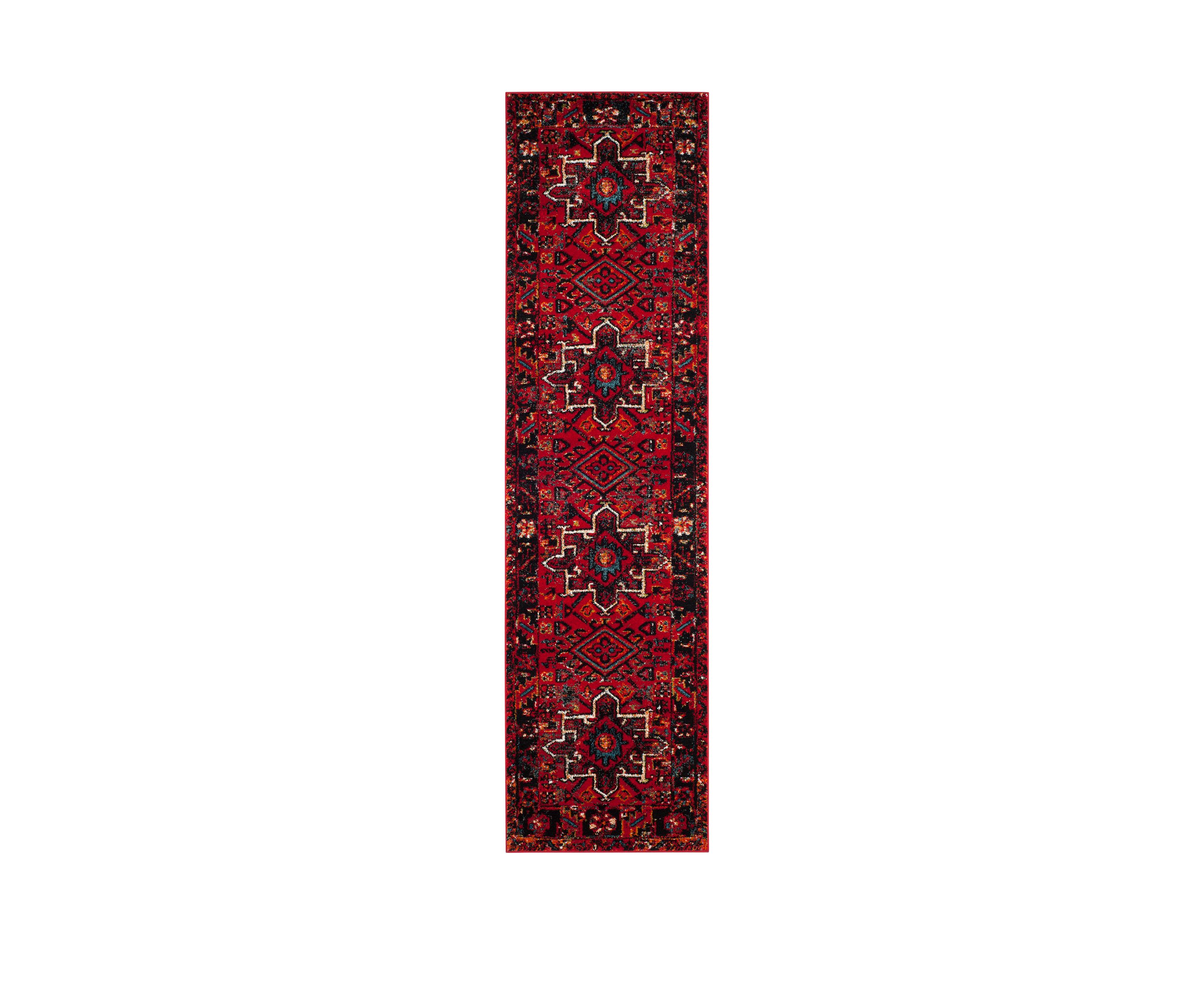Vintage Hamadan Red Persian Styled Area Rug Collection