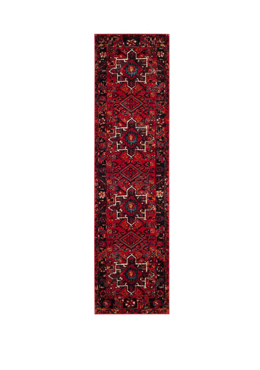 Vintage Hamadan Red Persian Styled Area Rug Collection