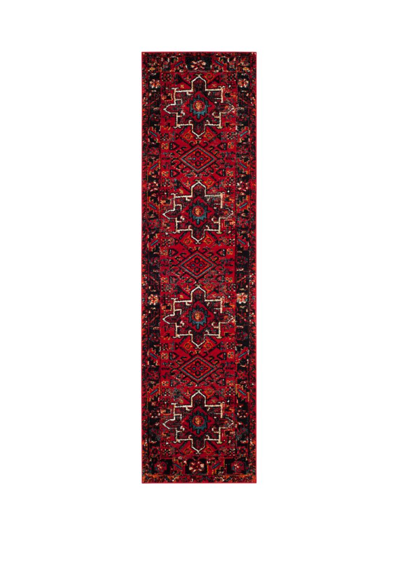 Vintage Hamadan Red Persian Styled Area Rug Collection