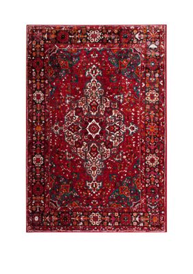 Safavieh Vintage Hamadan Malayer Red Multi Rectangular Area Rug Collection, 3 x 5