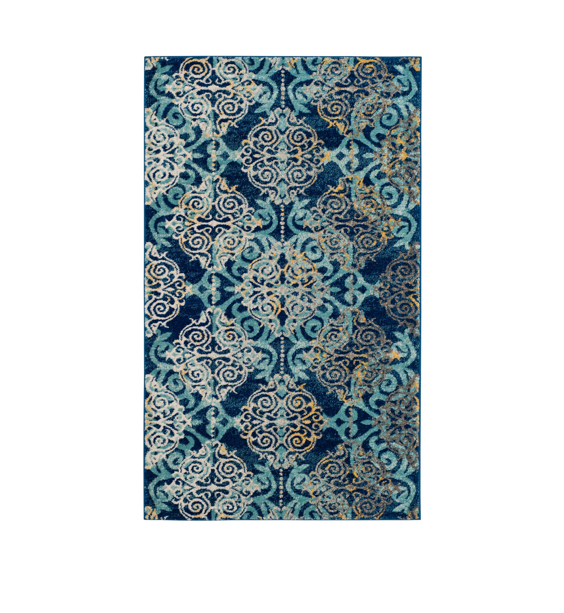 Evoke Vintage Medallion Damask Area Rug Collection