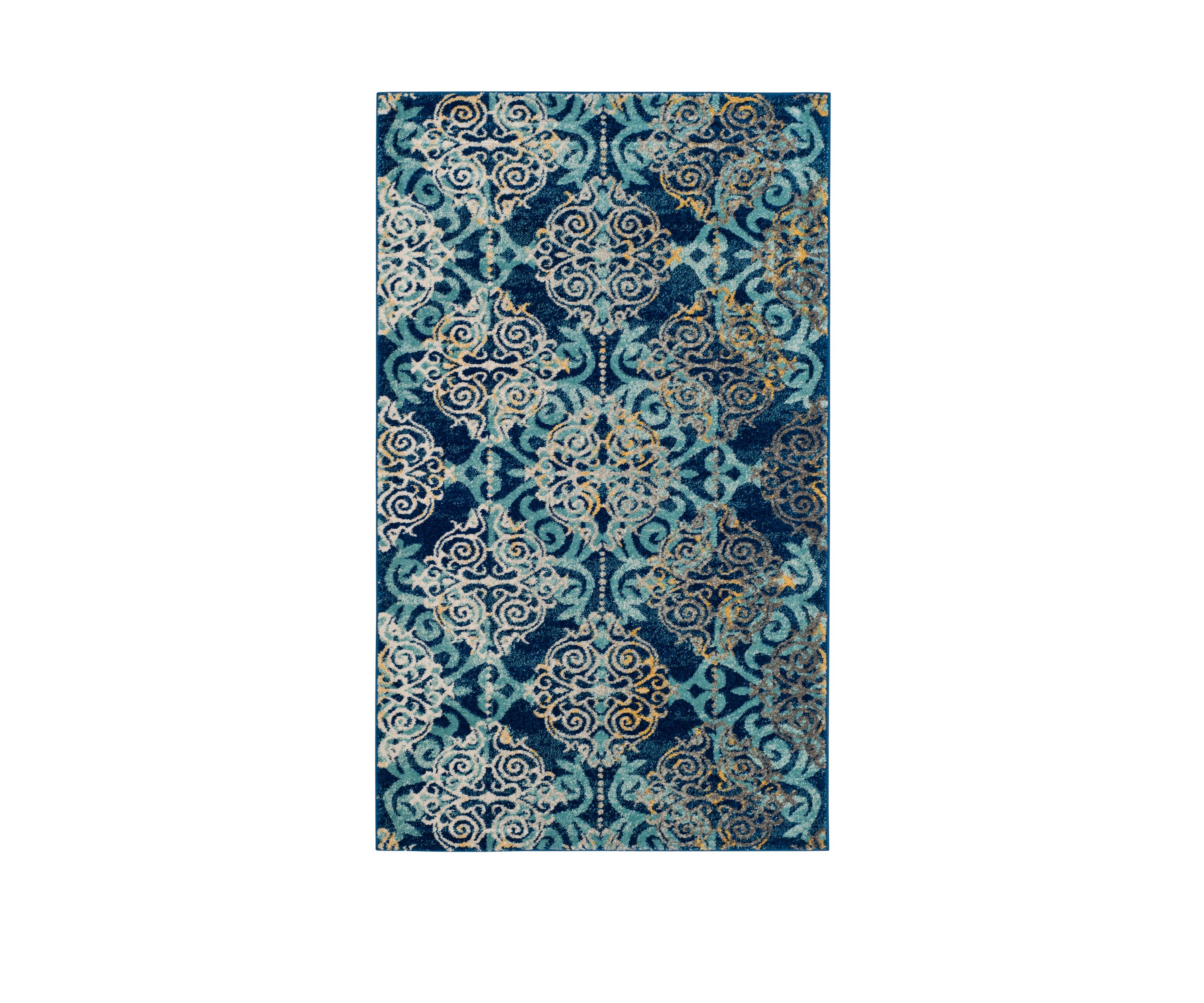 Evoke Vintage Medallion Damask Area Rug Collection