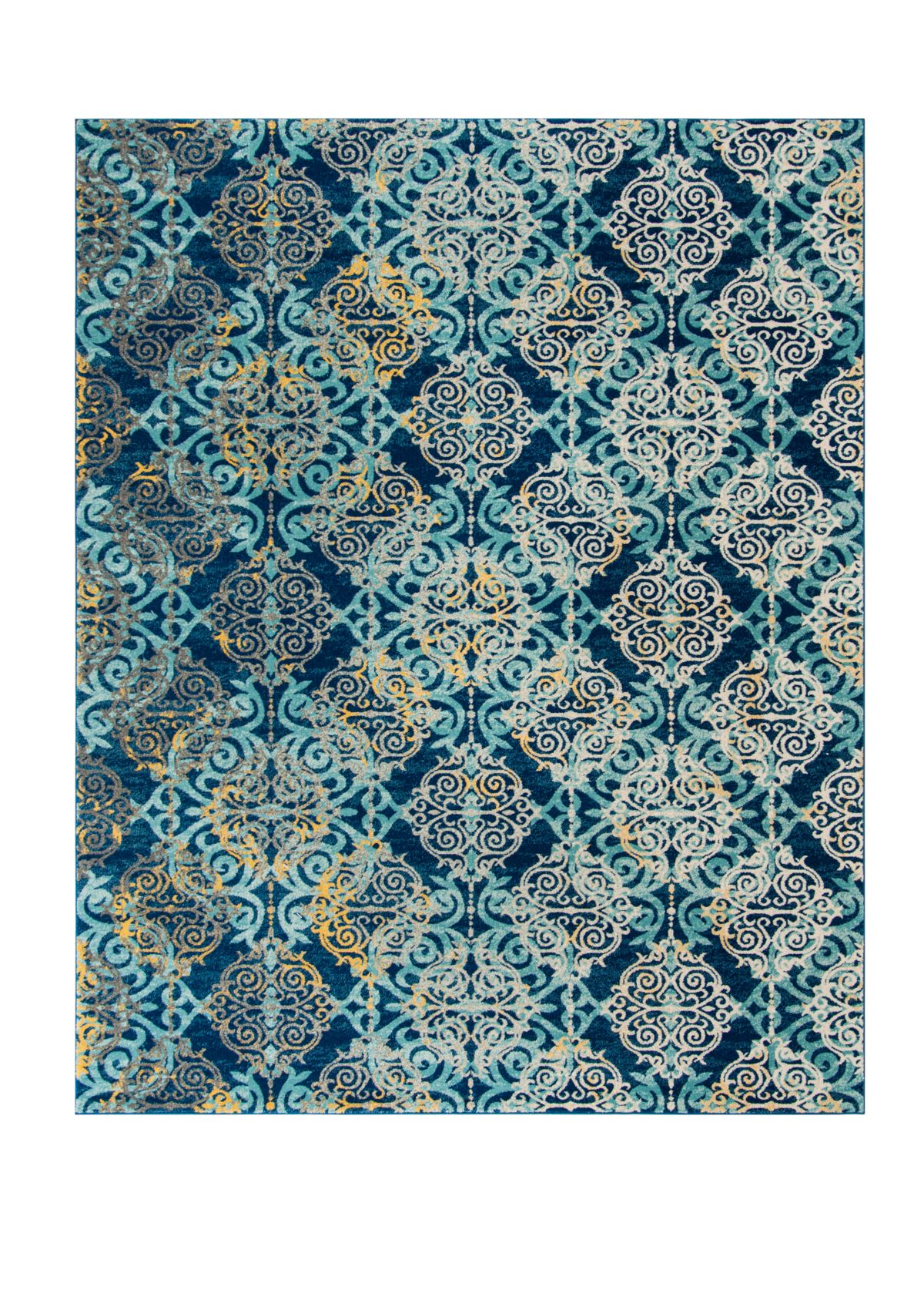 Evoke Vintage Medallion Damask Area Rug Collection